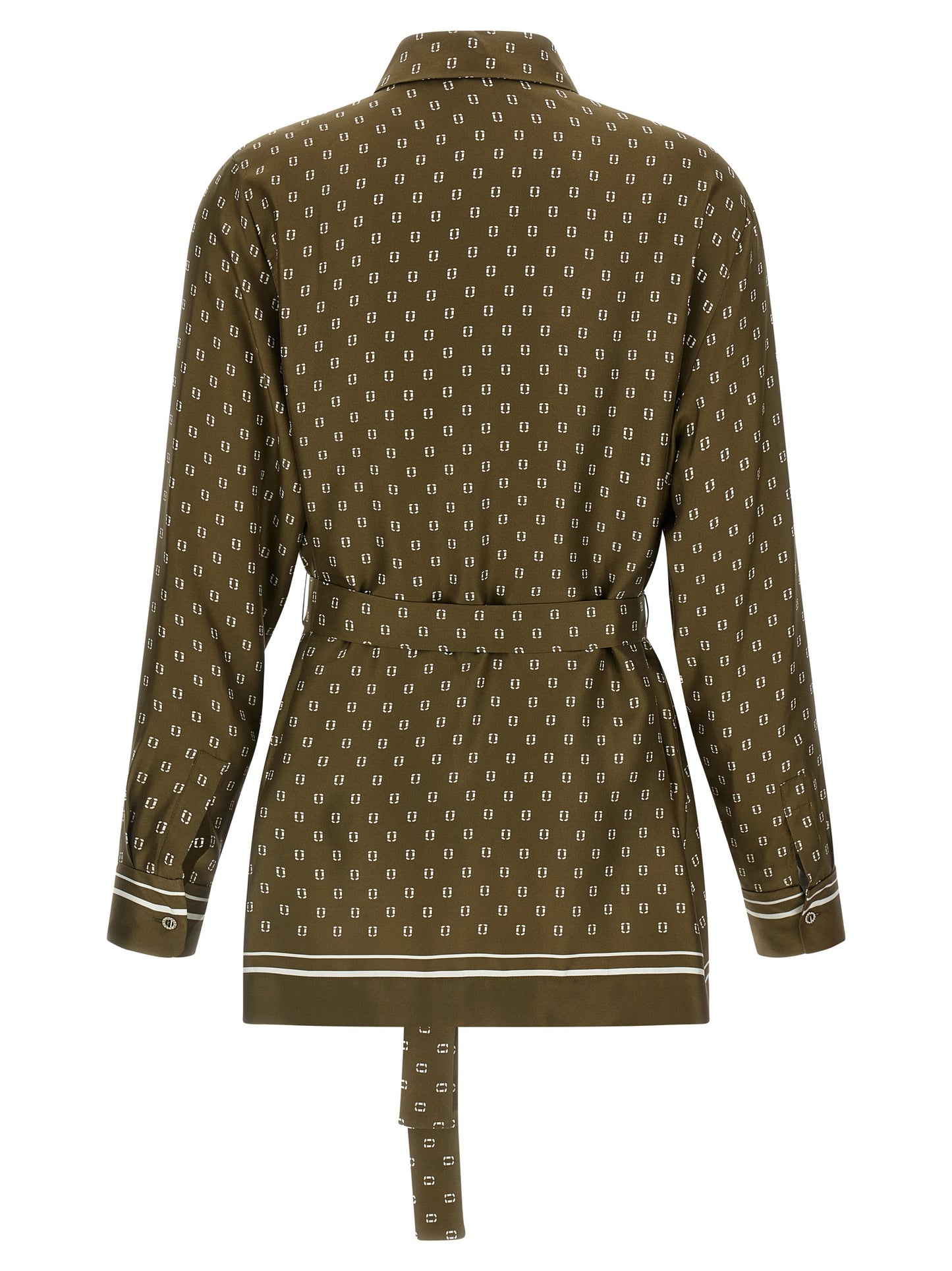 Max Mara Bicolor Silk Blouse