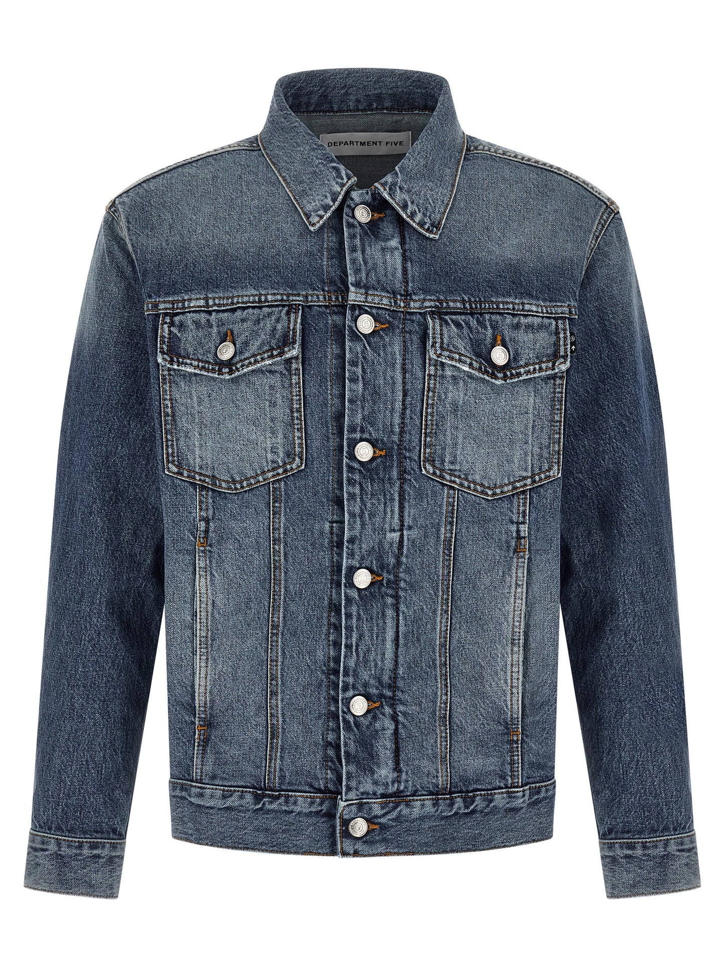Department 5 Blue Cotton Denim Jacket