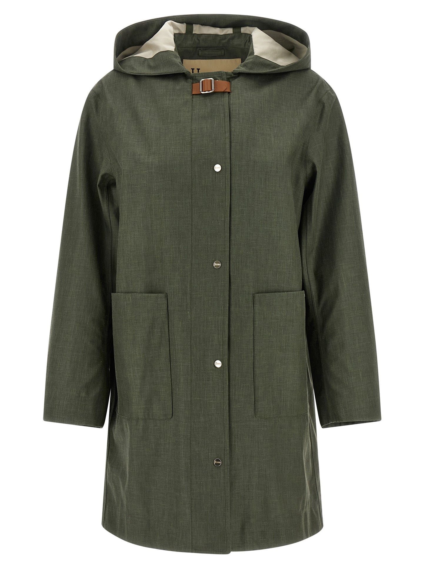 Herno Bicolor Linen Coat