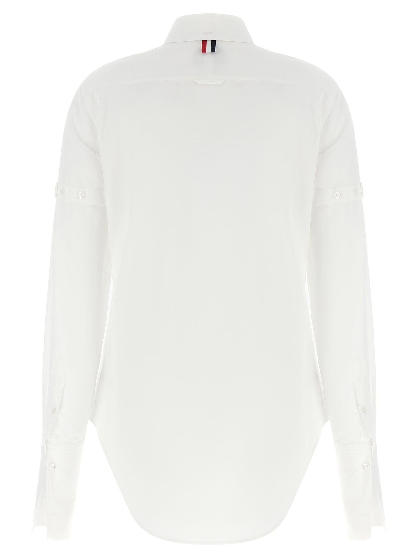 Thom Browne White Cotton Blouse