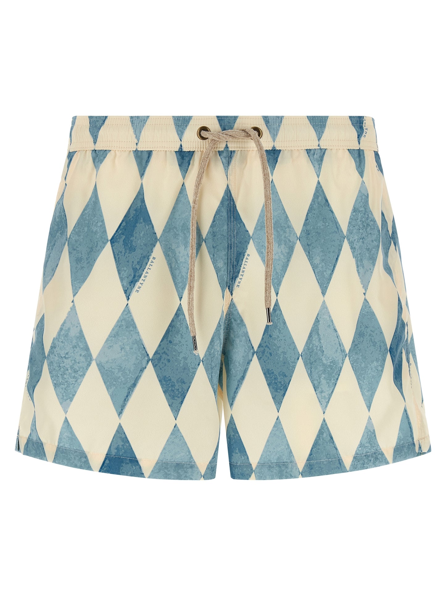 Ballantyne Blue Polyester Swim Shorts