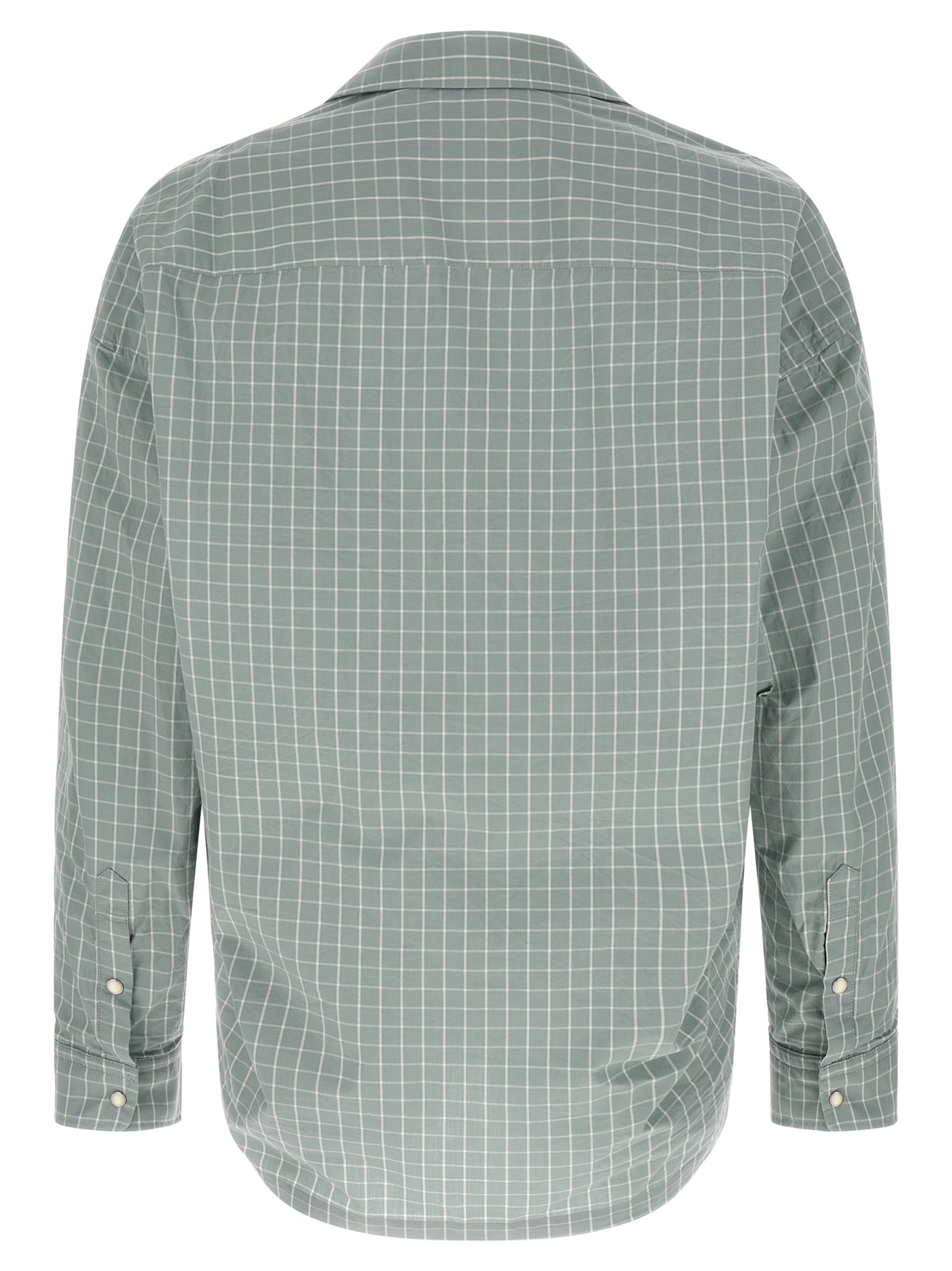 Maison Mihara Yasuhiro Blue Cotton Blouse
