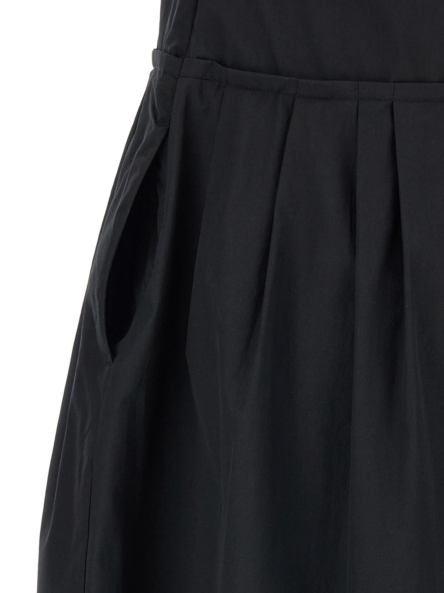 Max Mara Black Cotton Jumpsuit