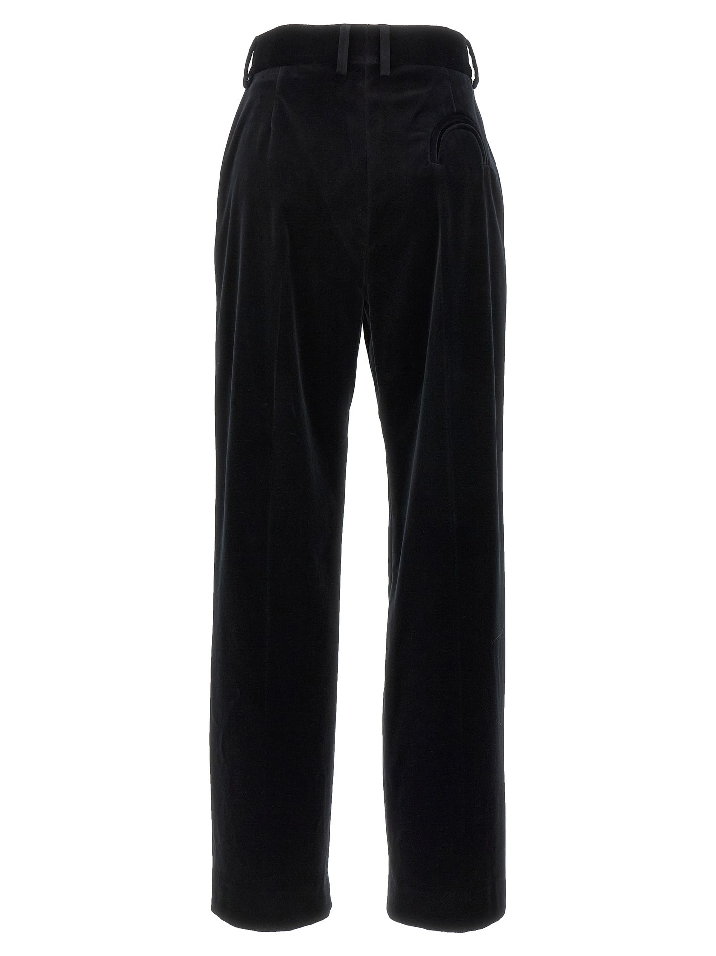 Blazé Milano Black Cotton Dress Pants