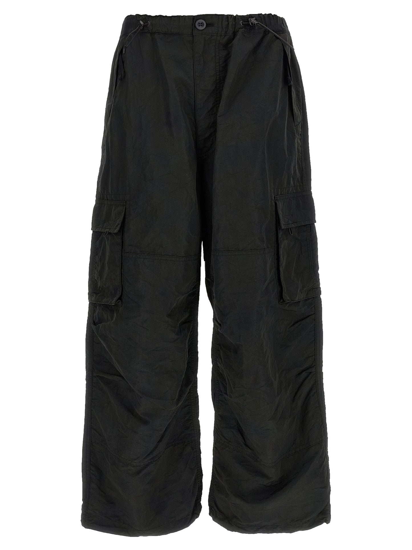 Comme Des Garçons Black Nylon Cargo Pants