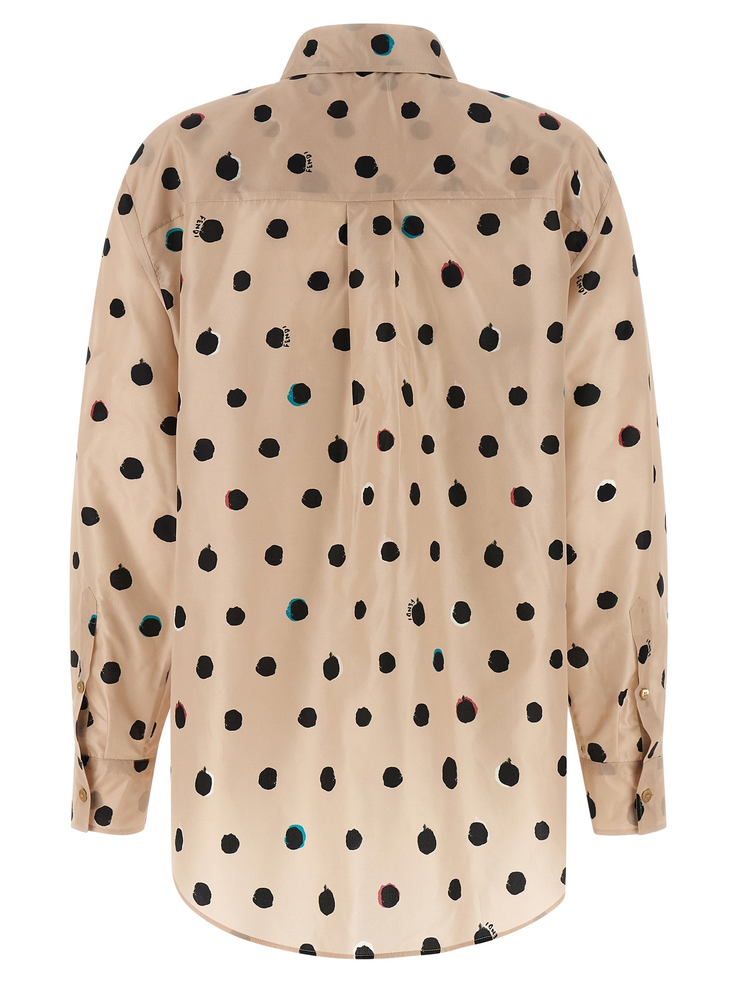 Fendi Multicolor Silk Blouse