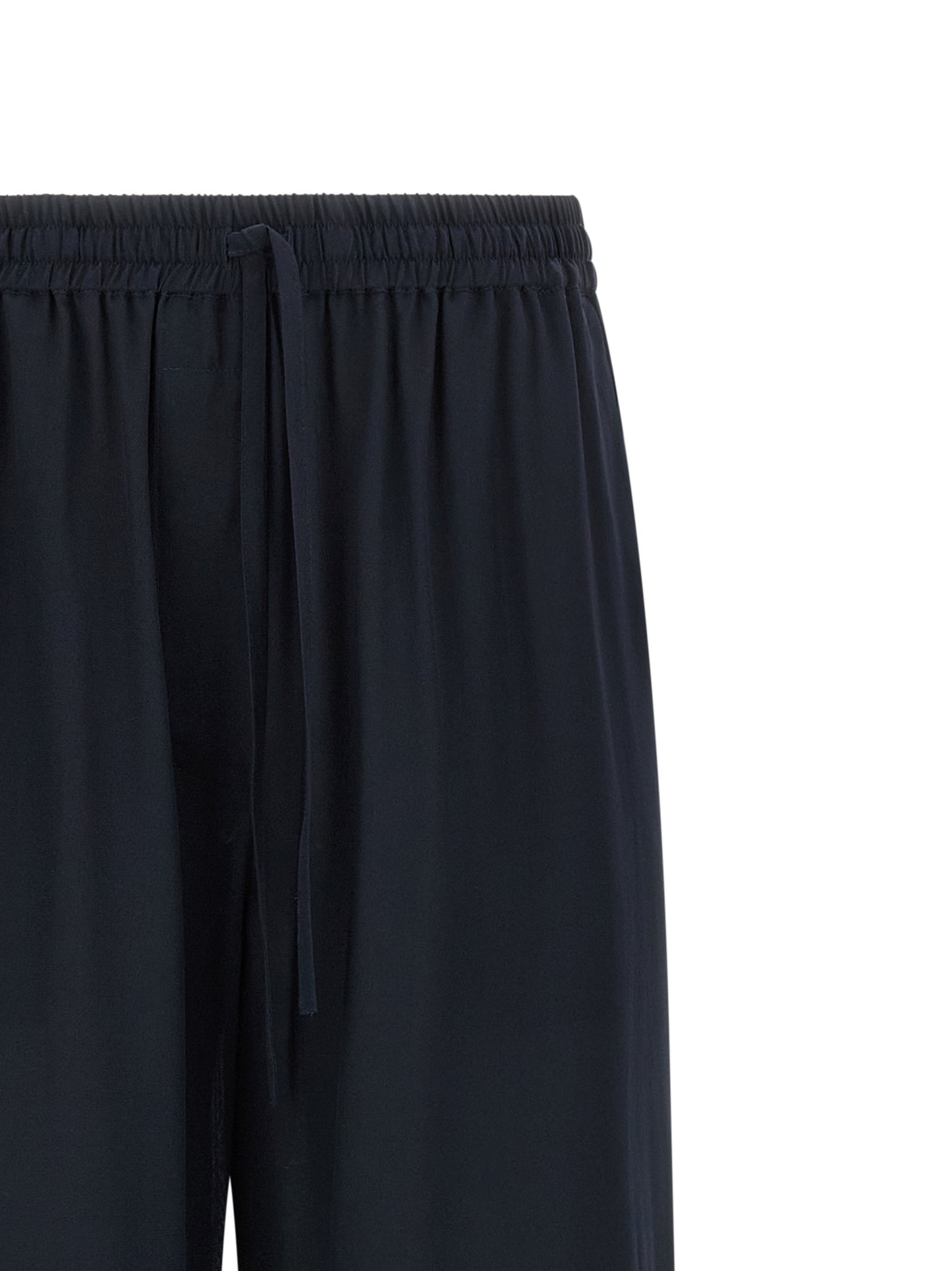 P.A.R.O.S.H. Blue Silk Casual Pants