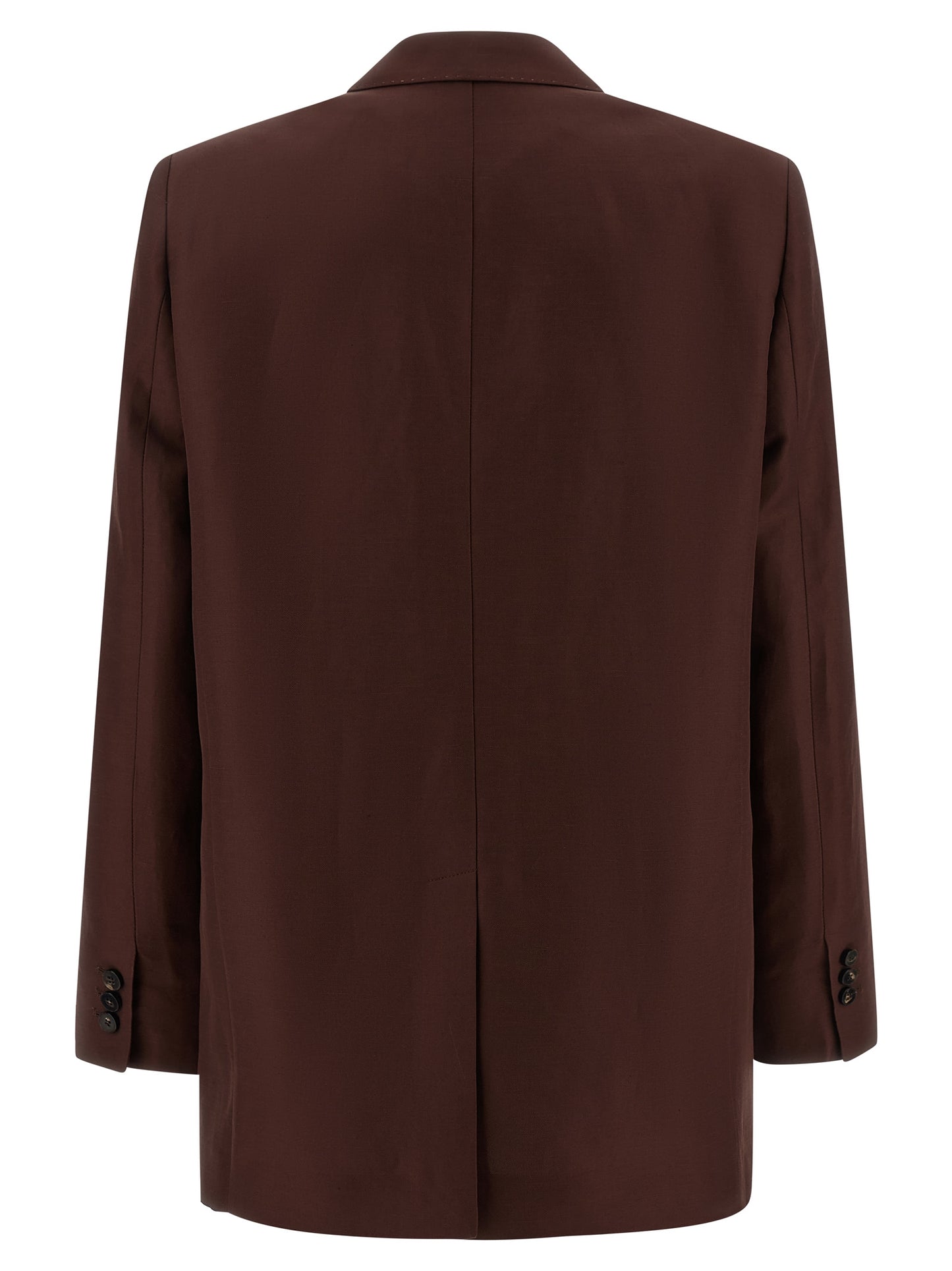 Alberto Biani Brown Viscose Blazer