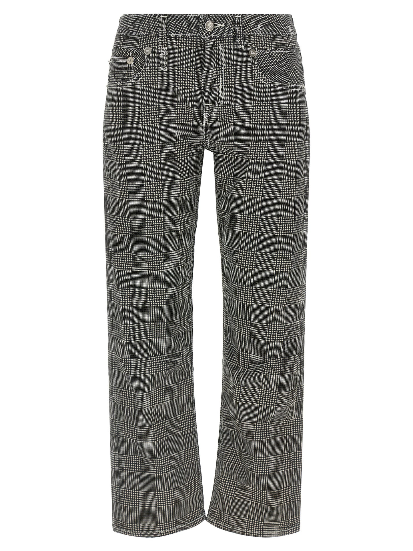 R13 Bicolor Cotton Casual Pants