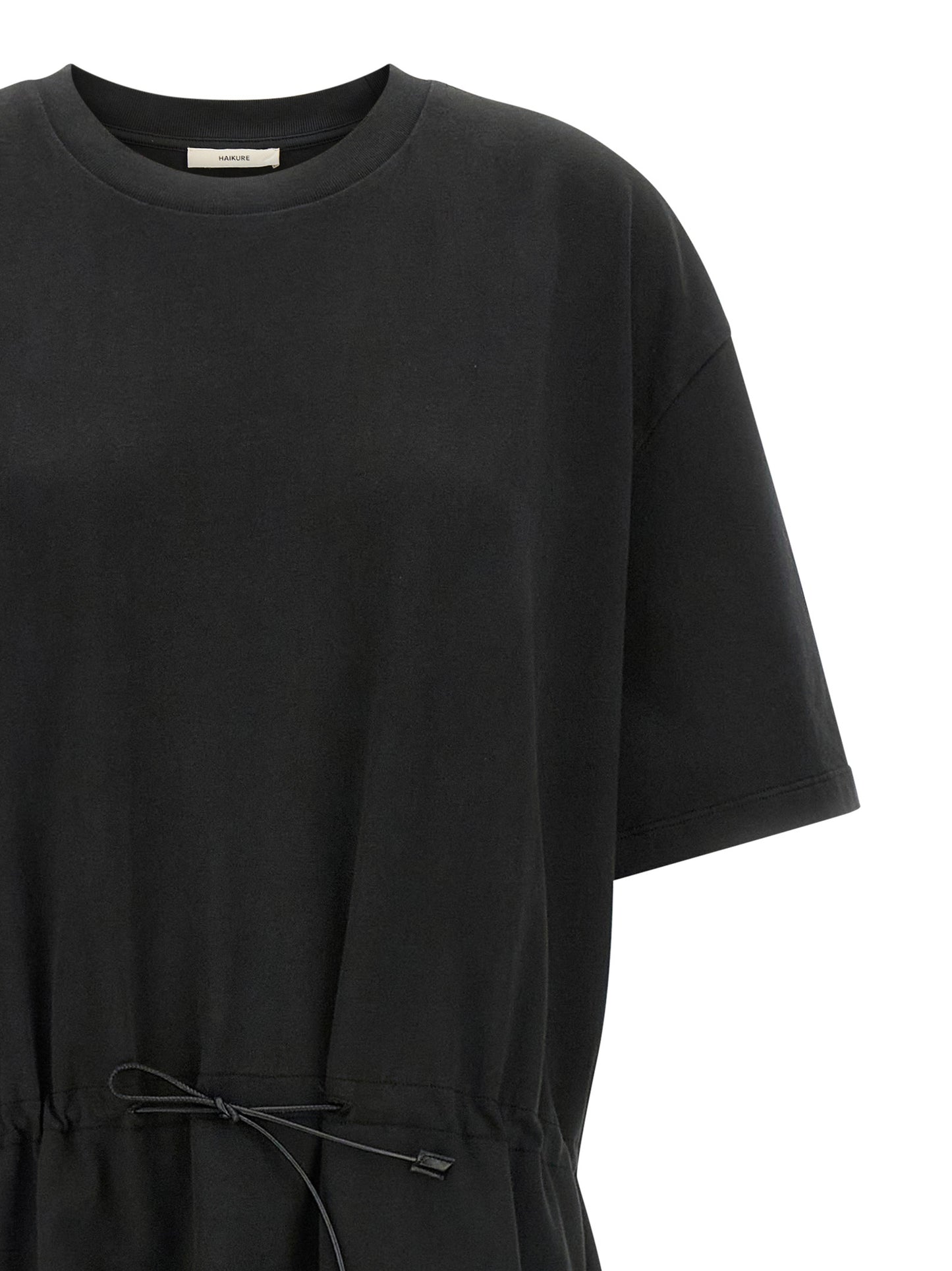 Haikure Black Cotton Long Dress