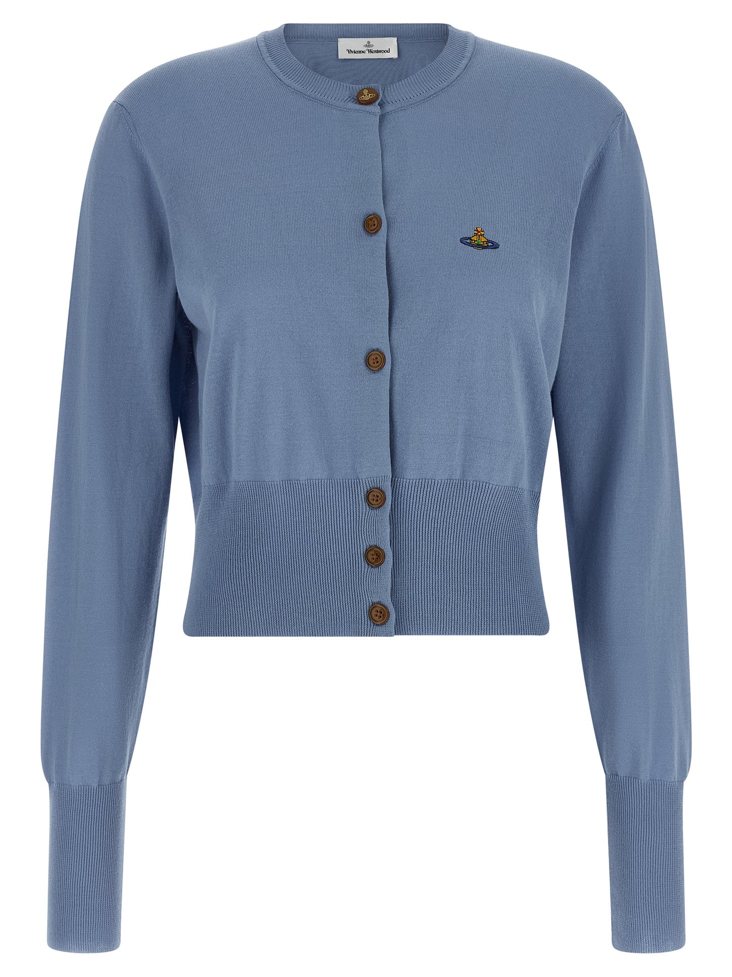 Vivienne Westwood Blue Cotton Cardigan