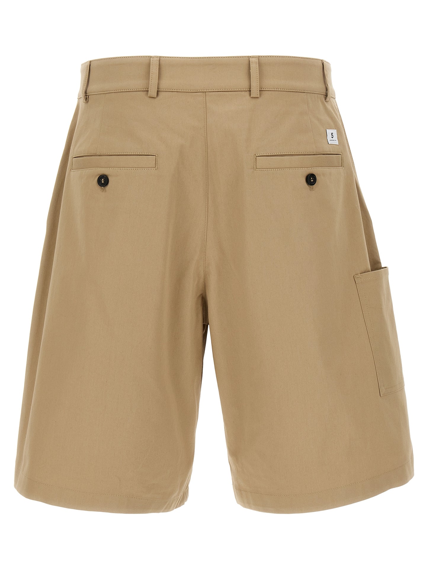 Department 5 Beige Cotton Bermuda Shorts