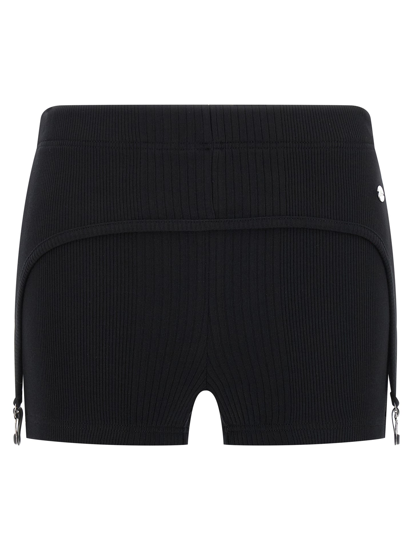 Jean Paul Gaultier Black Cotton Bermuda Shorts