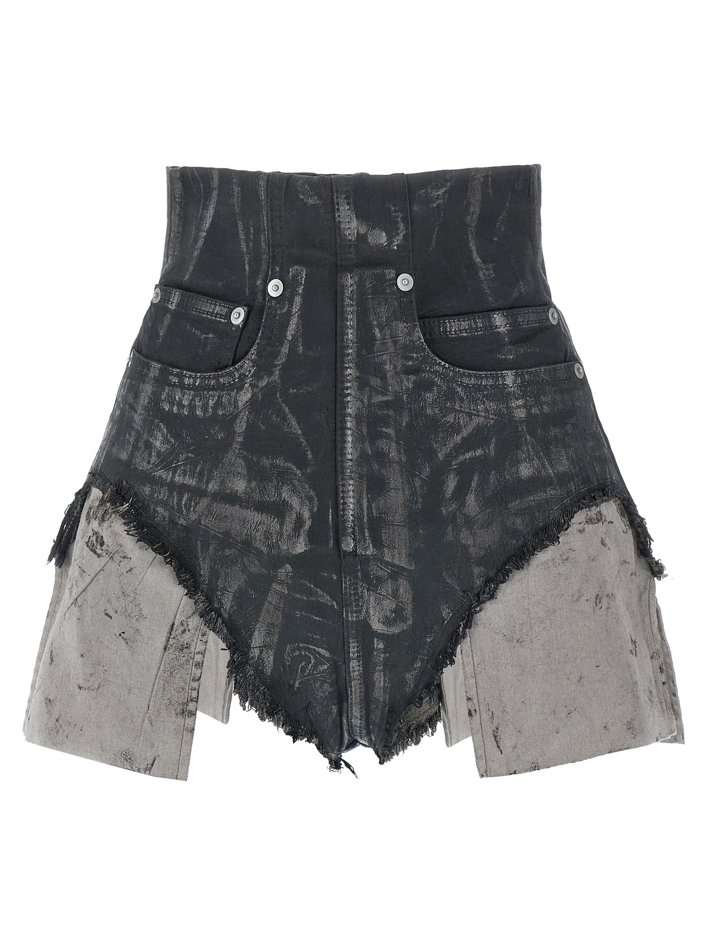 DRKSHDW Brown Cotton Bermuda Shorts