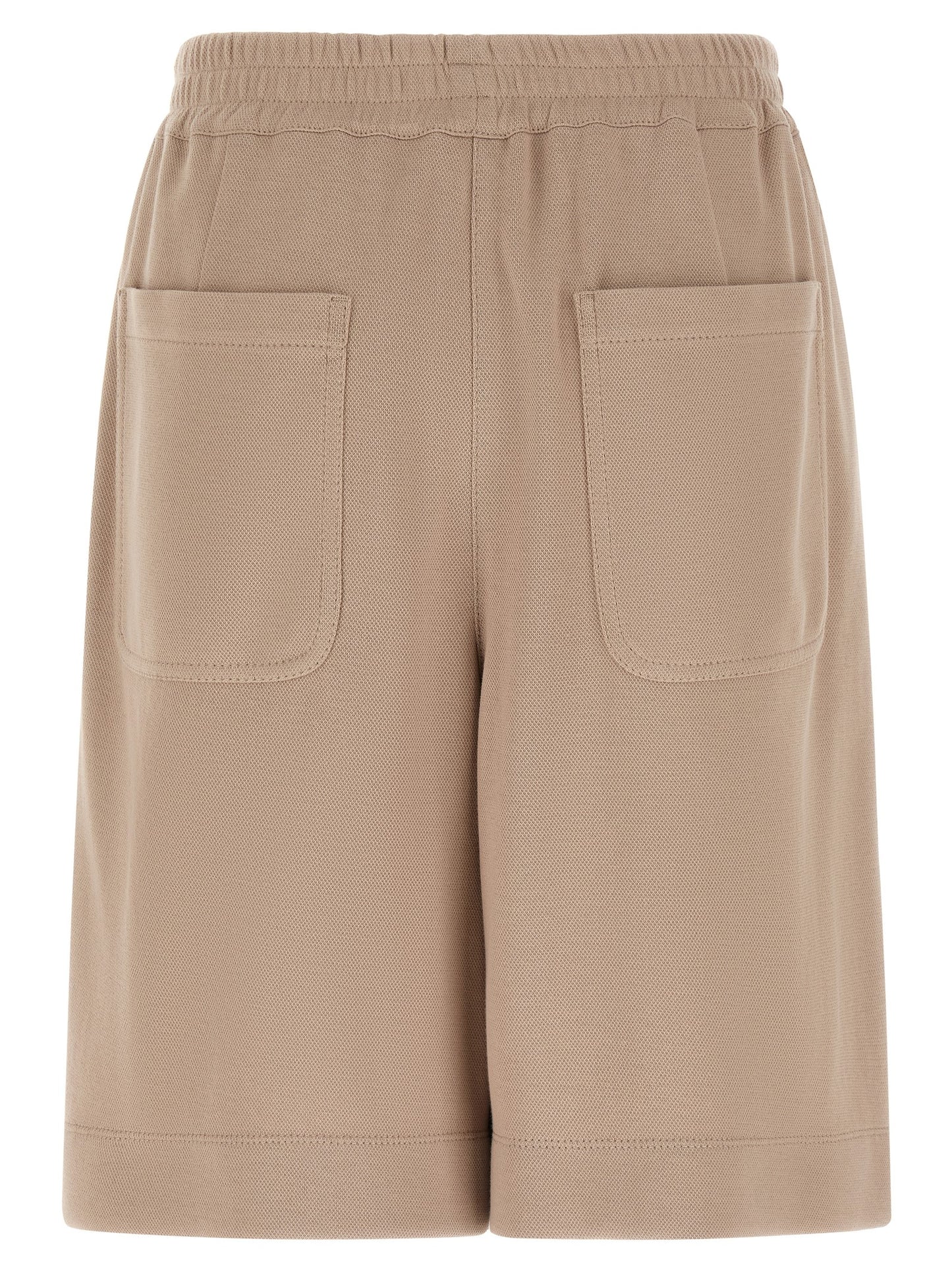 Brunello Cucinelli Brown Cotton Bermuda Shorts