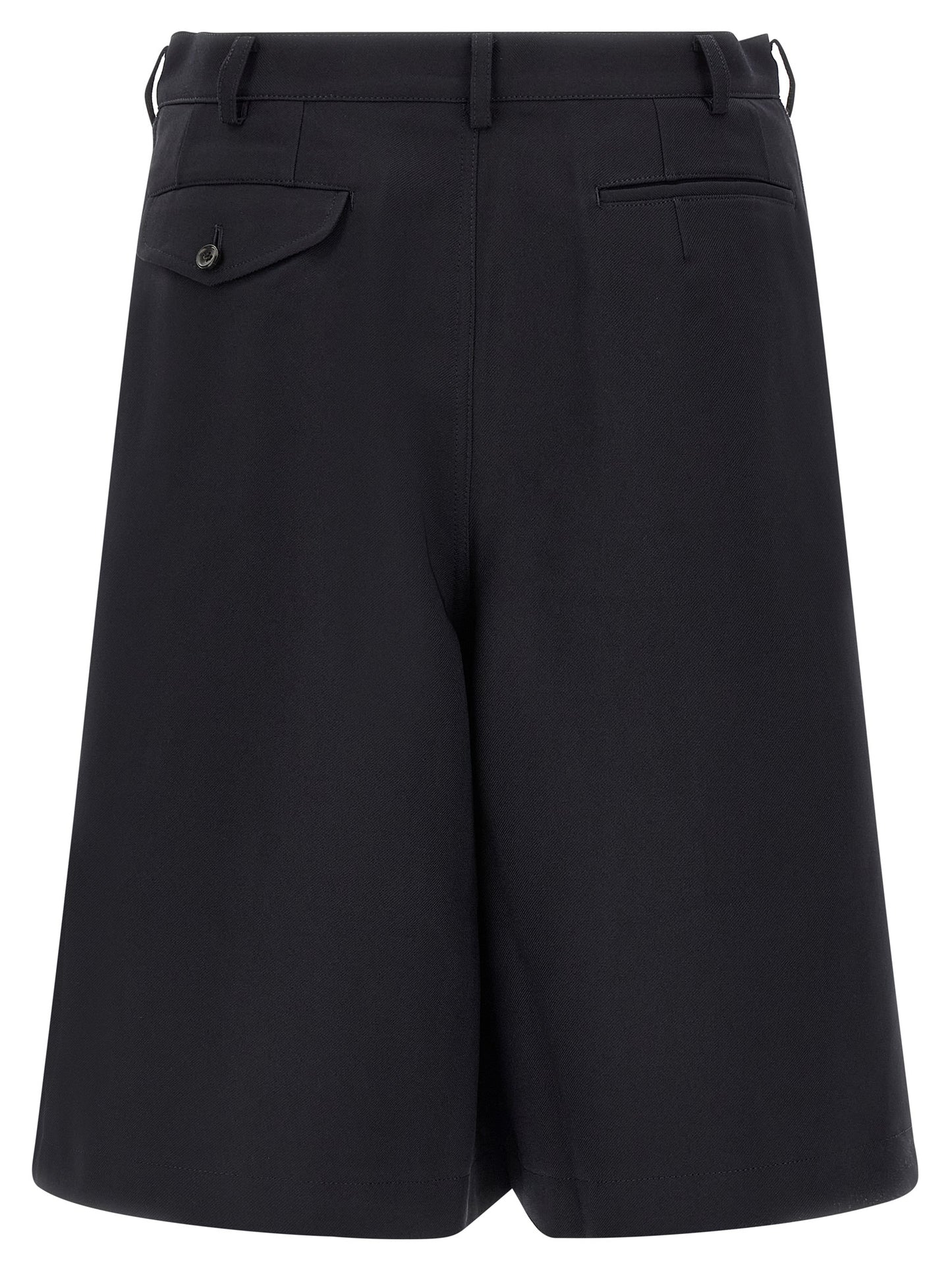 Comme Des Garçons Blue Polyester Bermuda Shorts