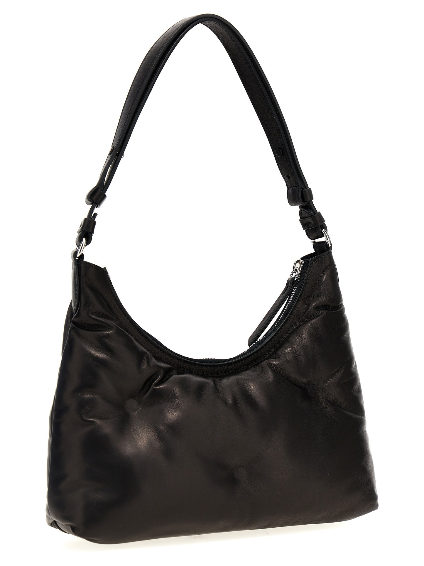 Maison Margiela Black Lamb Leather Shoulder Bag
