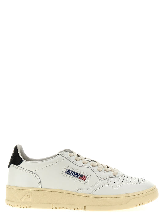 Autry Bicolor Calfskin Low Top Sneakers