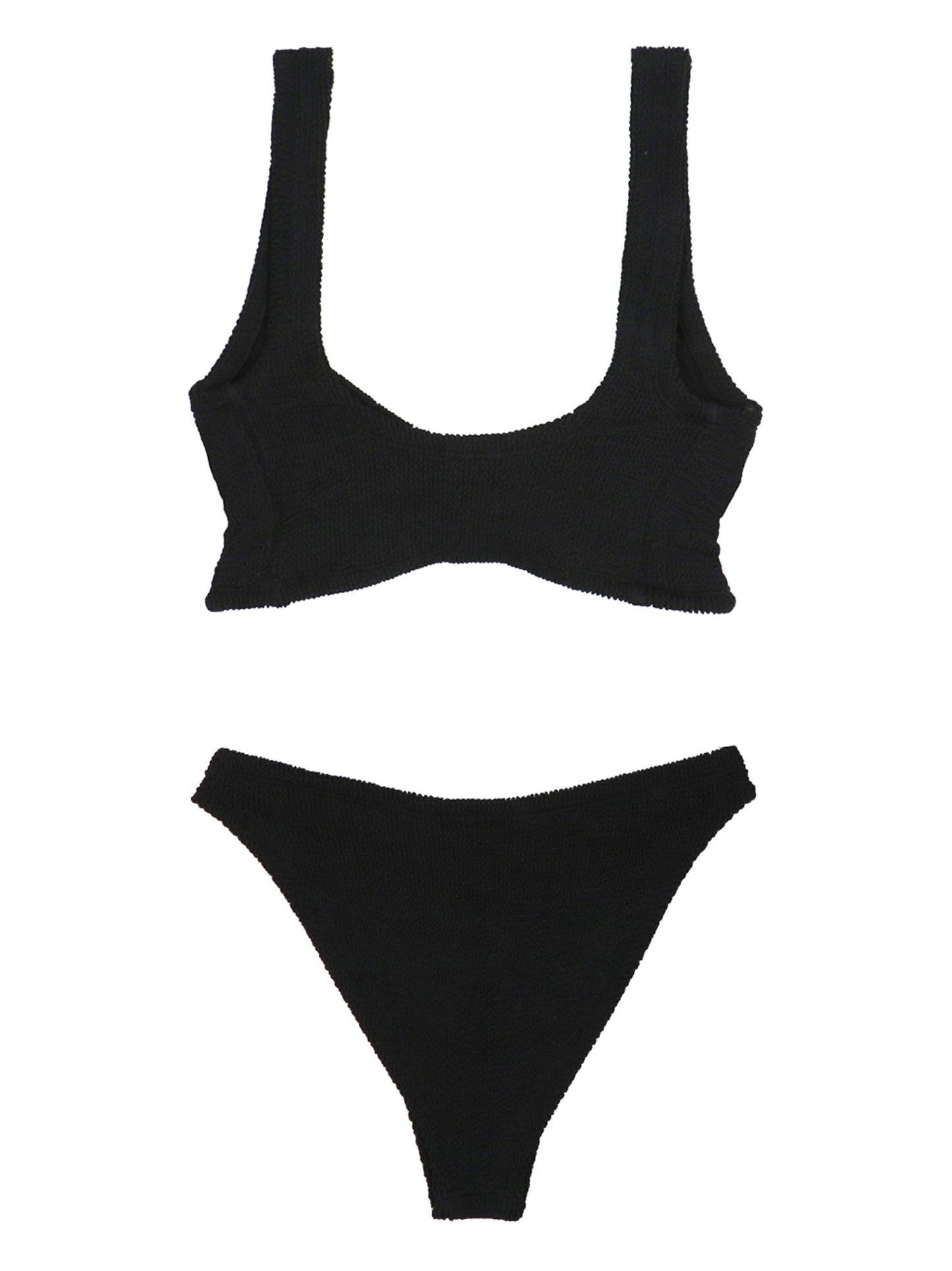 Hunza G Black Nylon Bikini