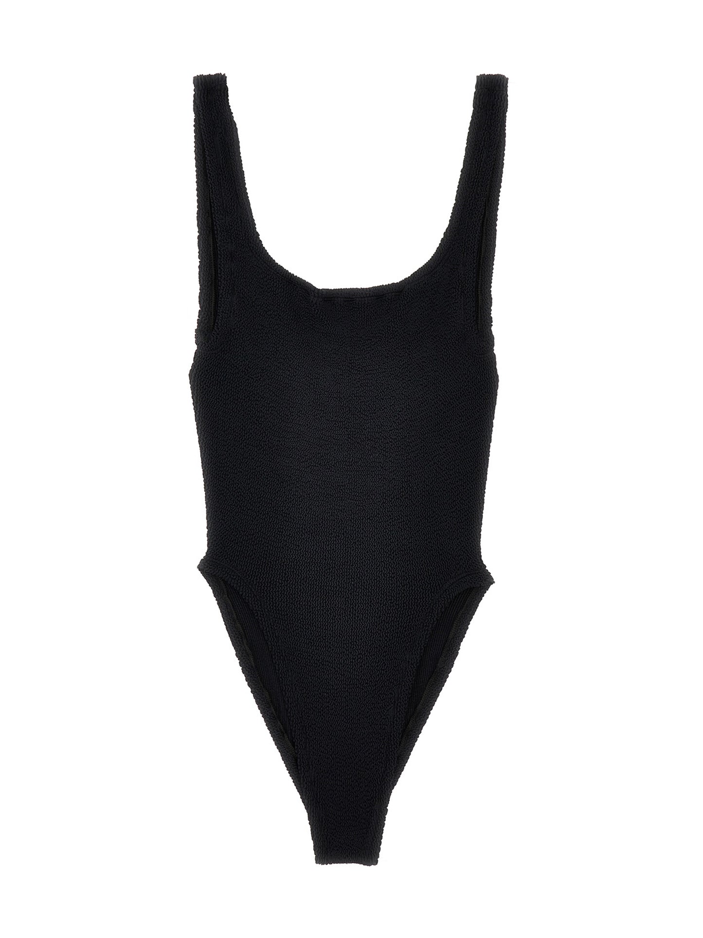 Hunza G Black Polyamide One-Piece Swimsuit