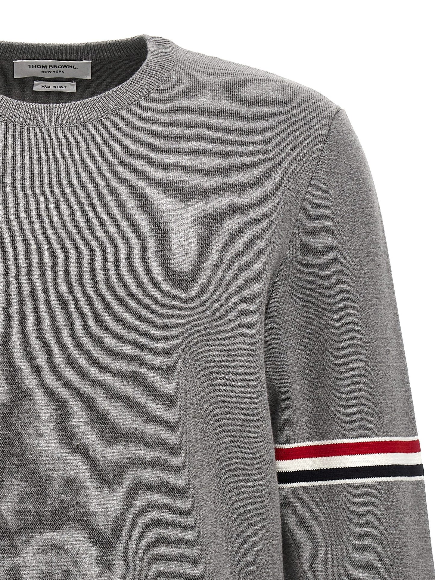 Thom Browne Gray Cotton Cardigan