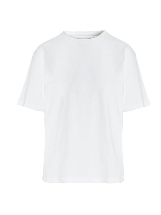 Khaite White Cotton T-Shirt