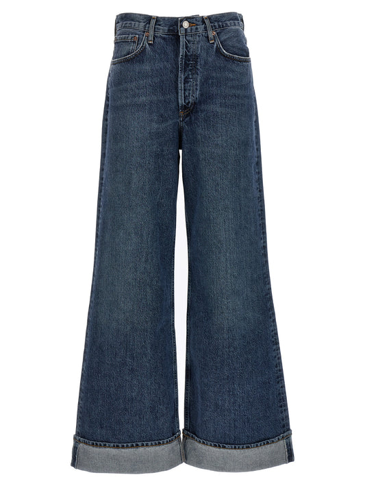 Agolde Blue Cotton Jeans Denim