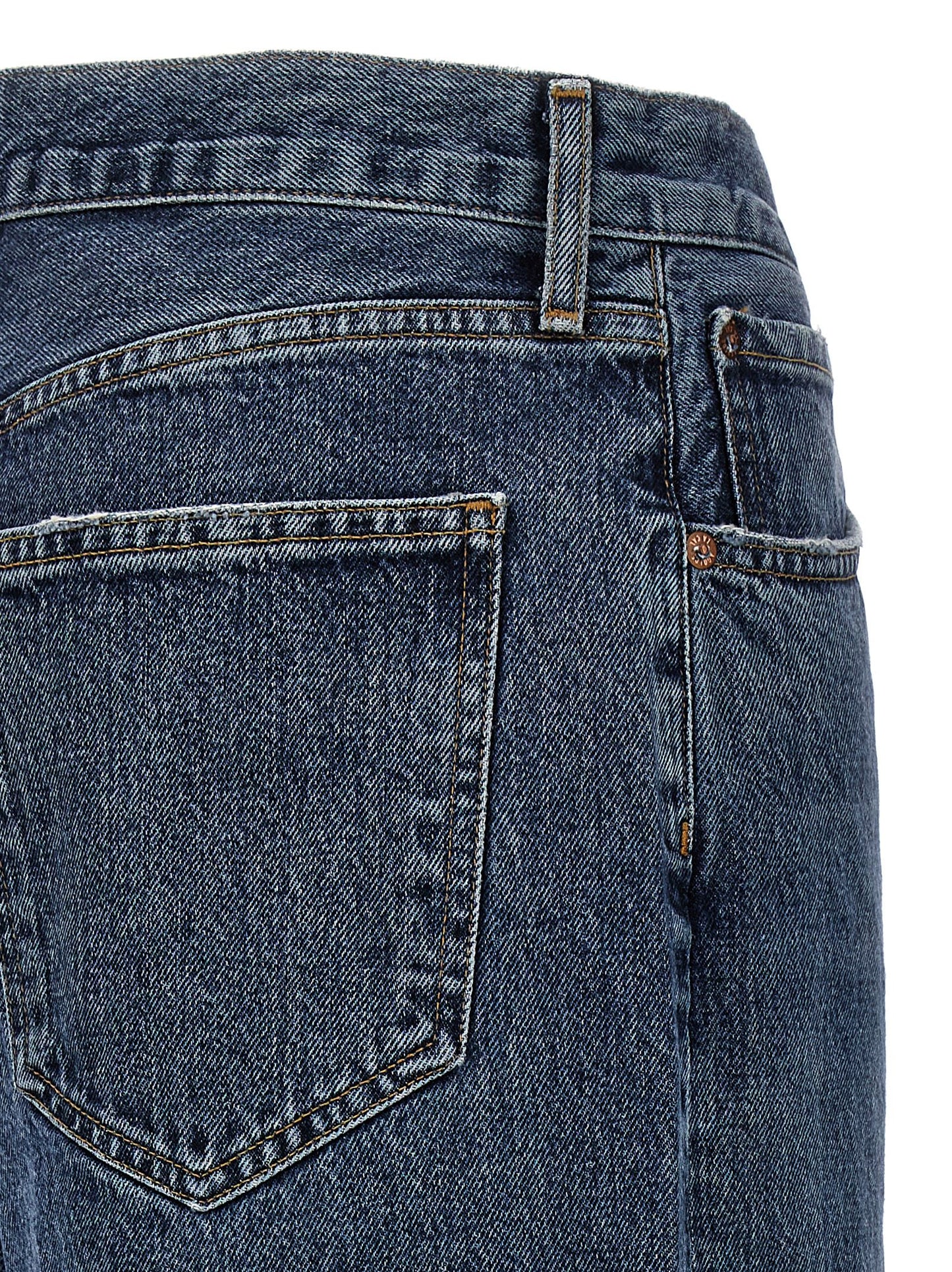 Agolde Blue Cotton Jeans Denim