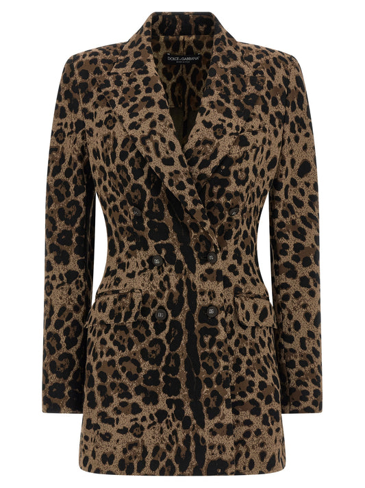 Dolce & Gabbana Brown Viscose Blazer