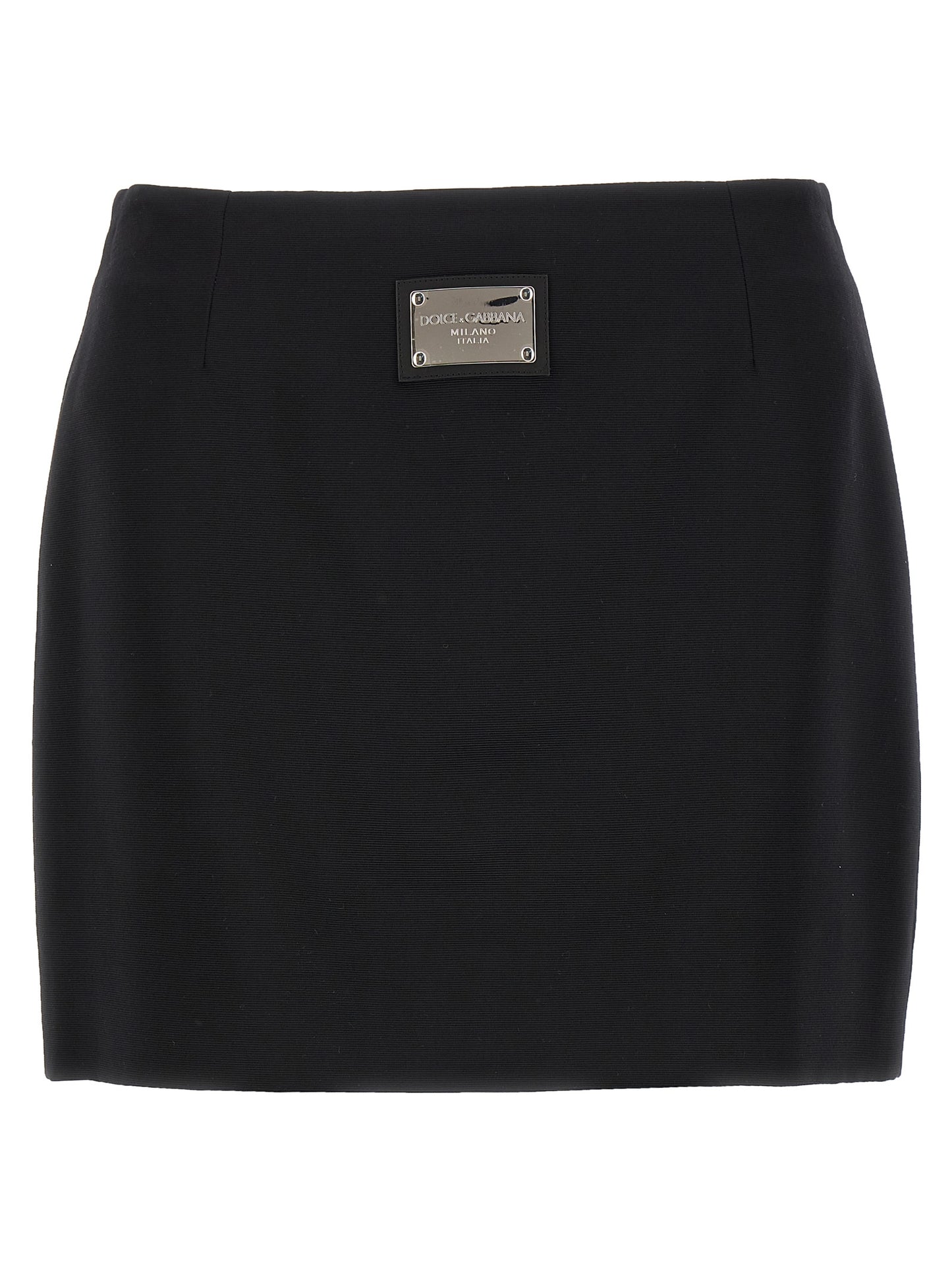 Dolce & Gabbana Black Viscose Long Skirt