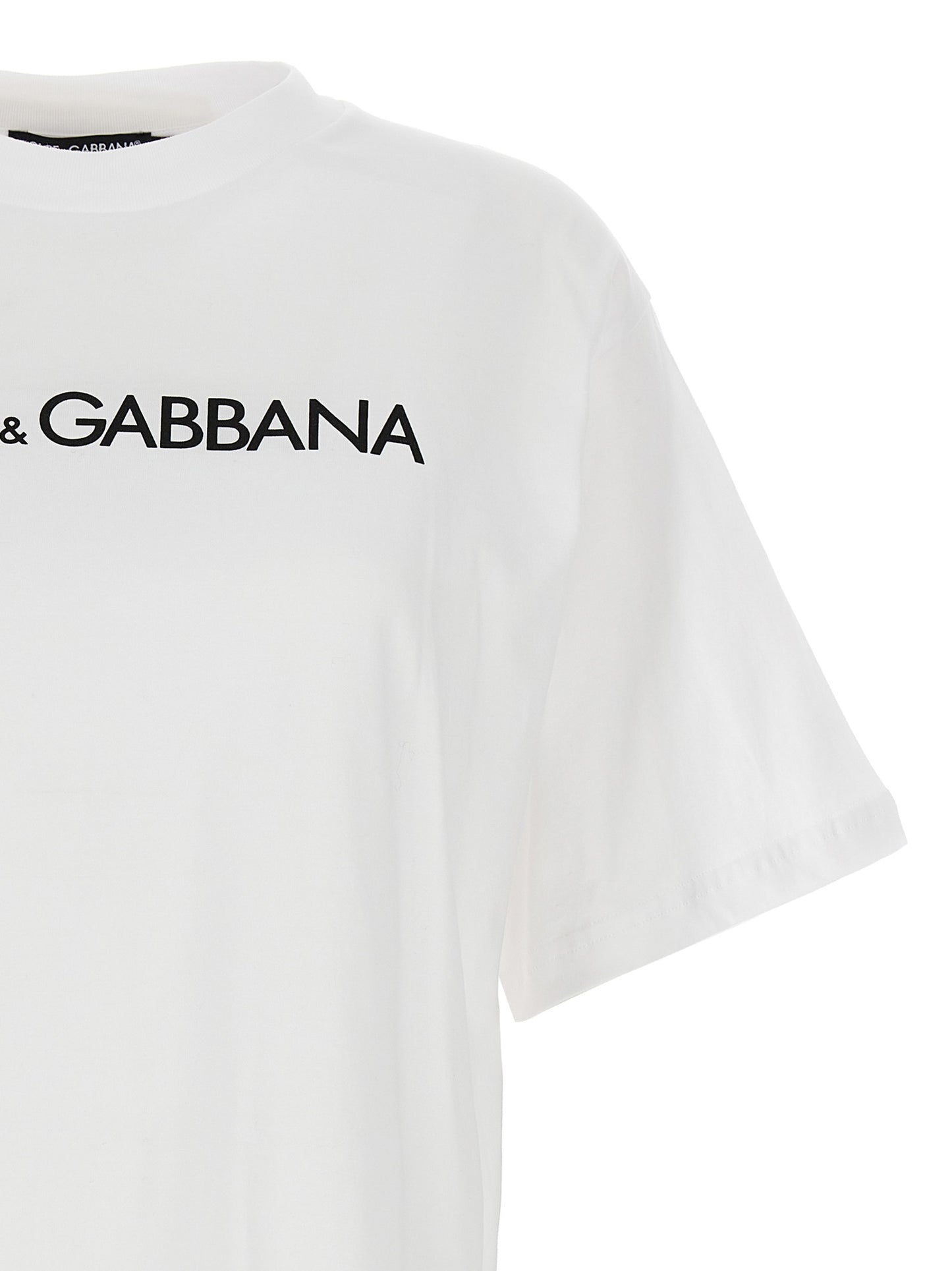 Dolce & Gabbana White Cotton T-Shirt