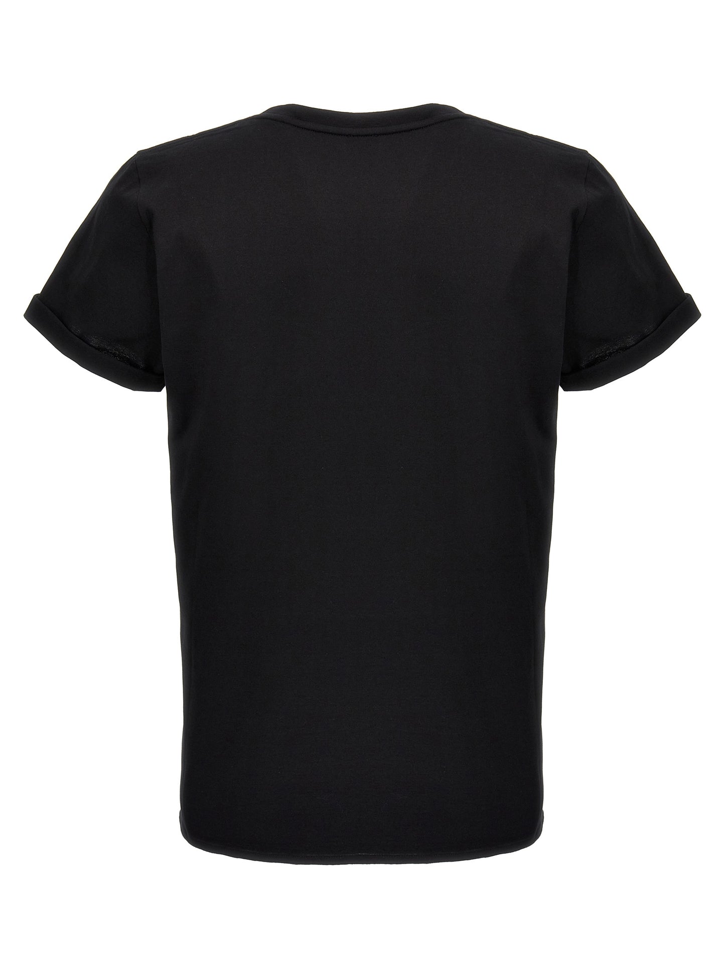 Saint Laurent Black Cotton T-Shirt