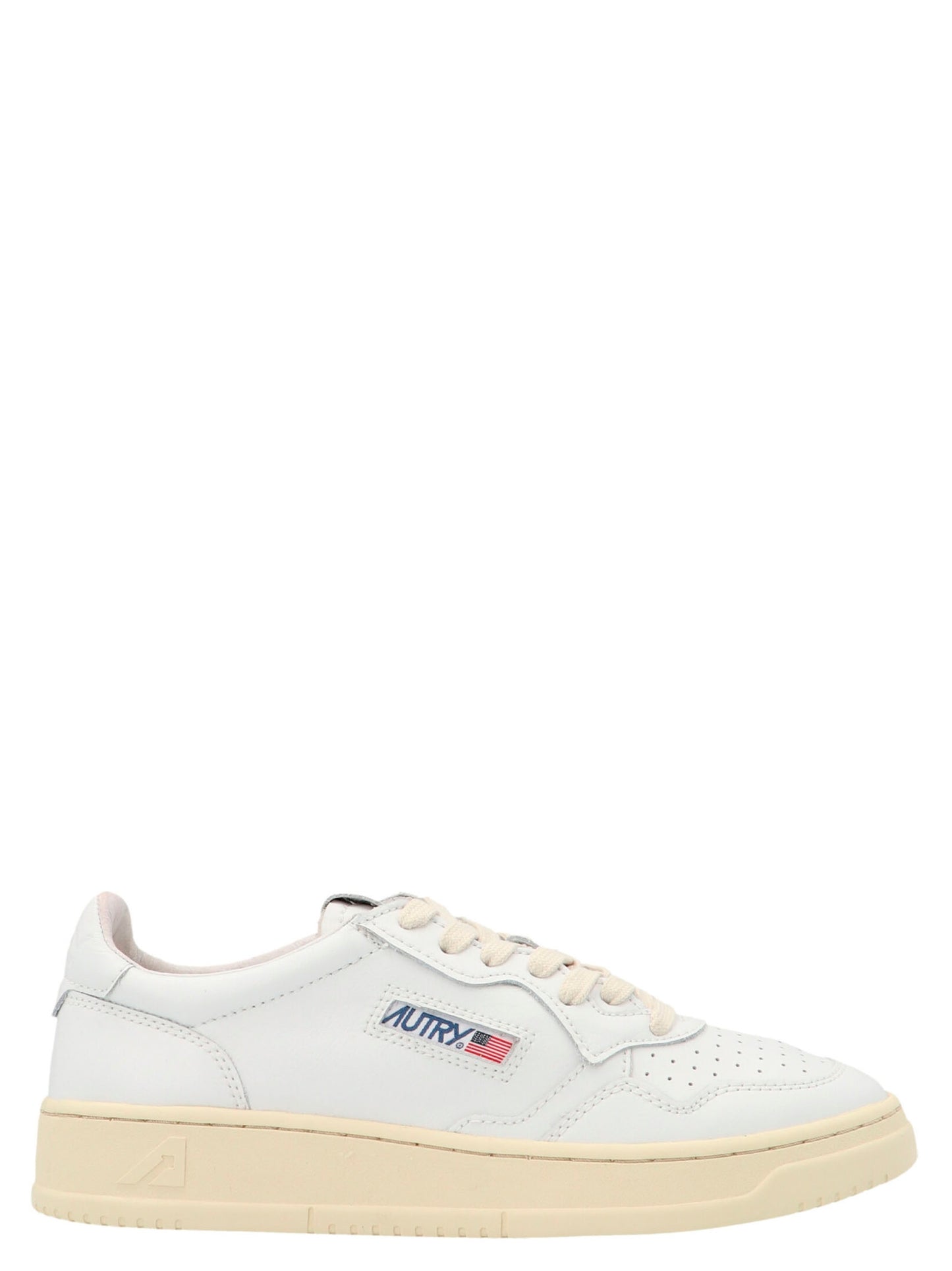 Autry White Cowhide Sneakers