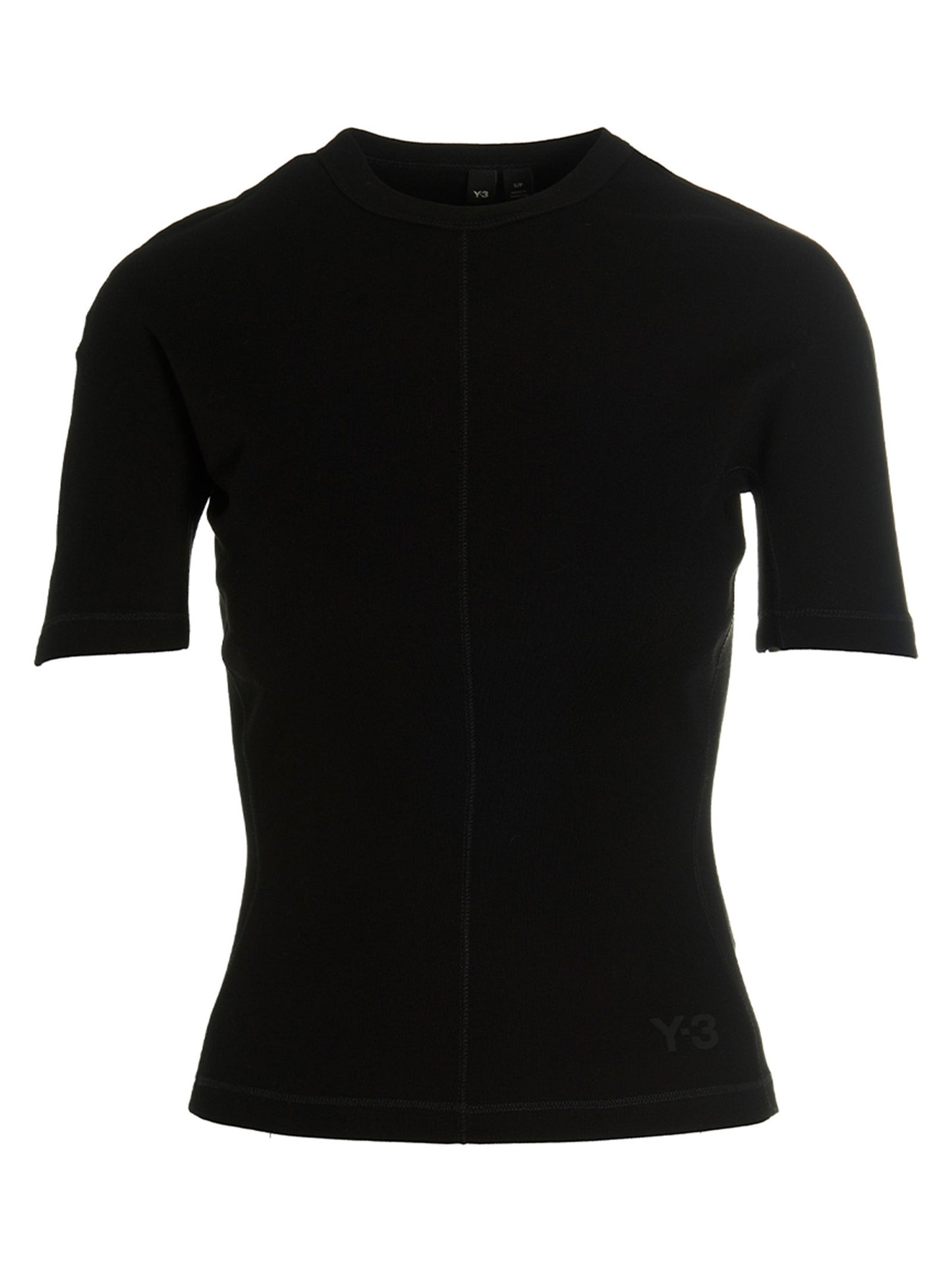 Y-3 Black Cotton T-Shirt