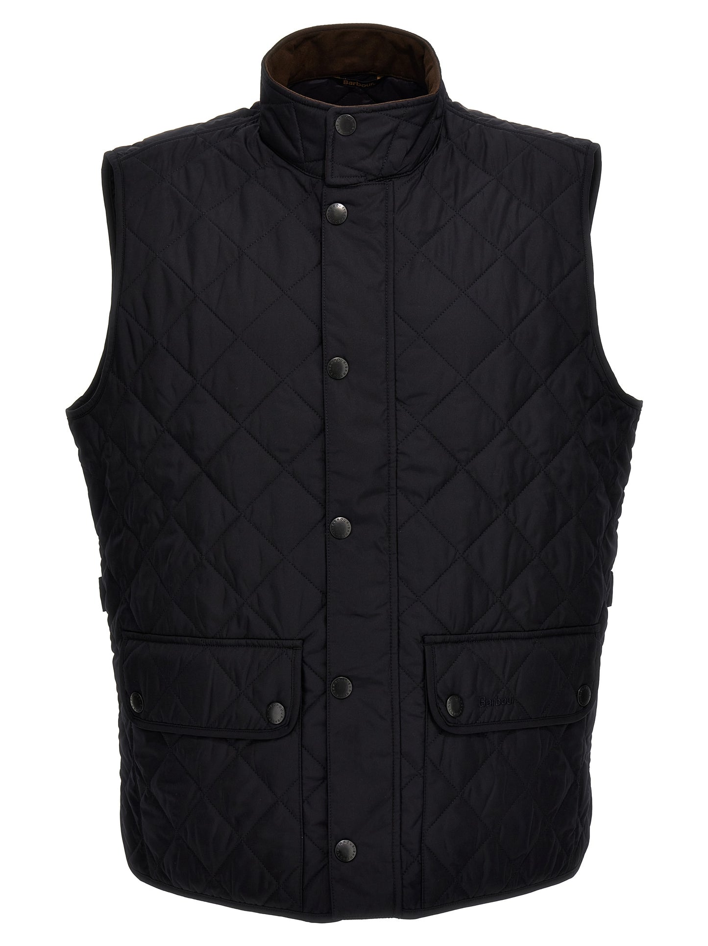 Barbour Blue Polyester Sleeveless Jacket
