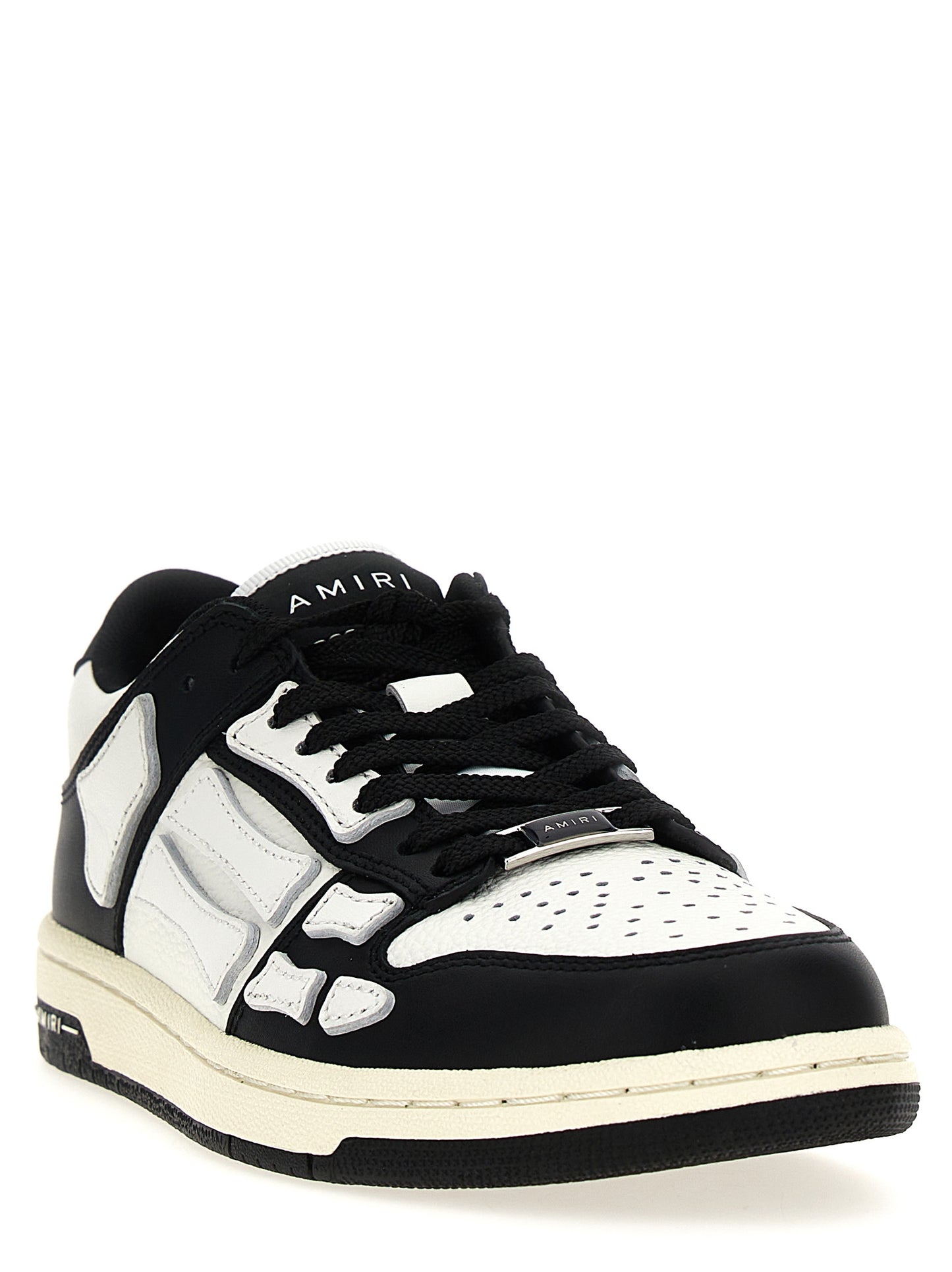 Amiri Bicolor Leather Low Top Sneakers