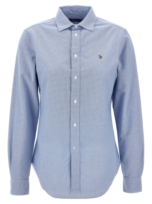 Polo Ralph Lauren Blue Cotton Blouse