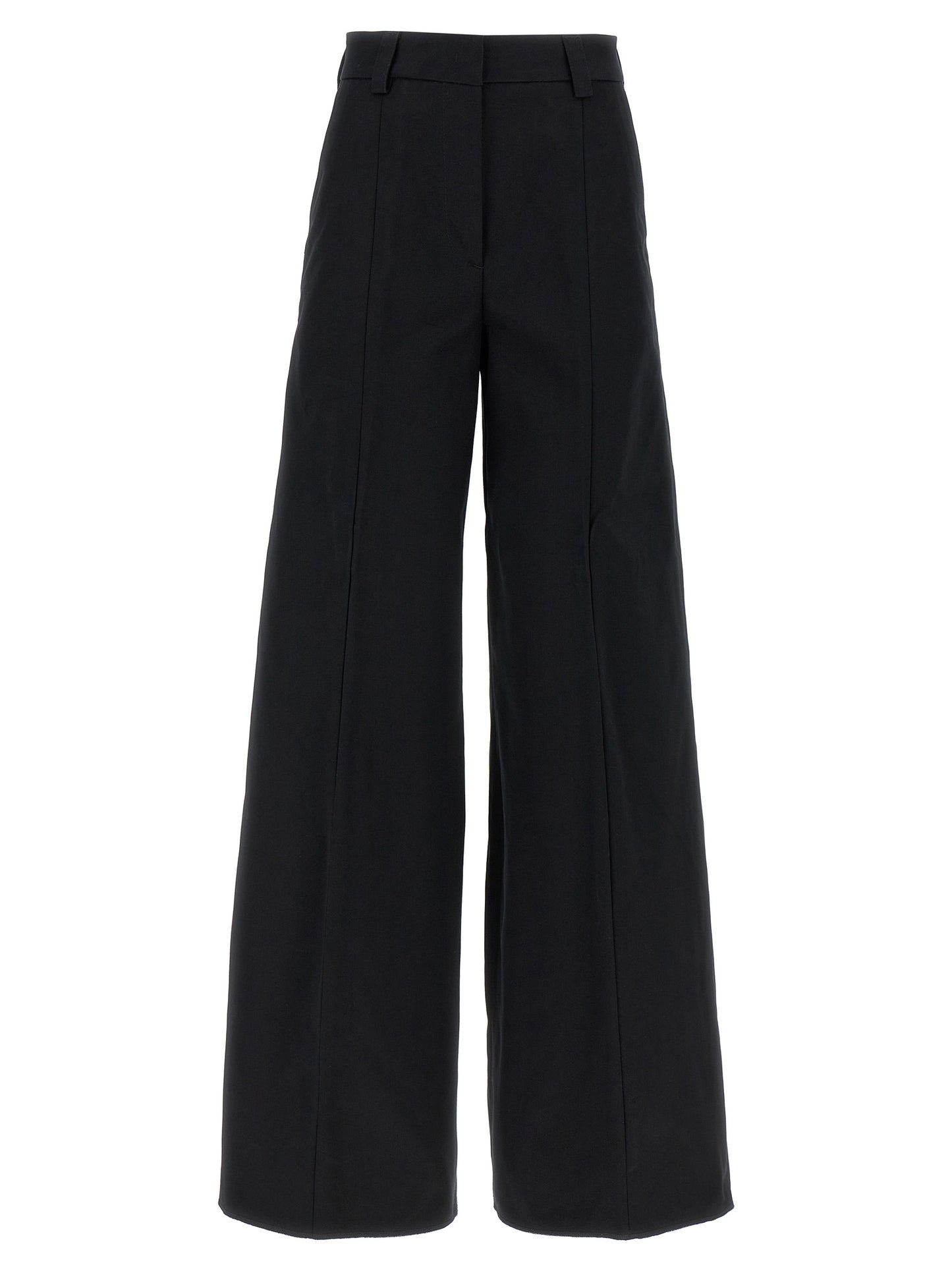 THELATEST Black Cotton Casual Pants