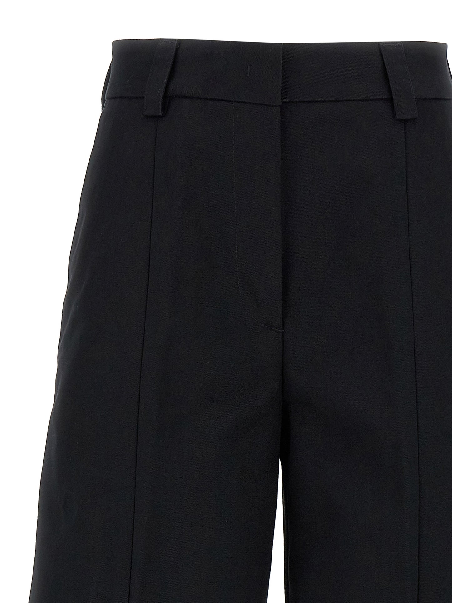 THELATEST Black Cotton Casual Pants