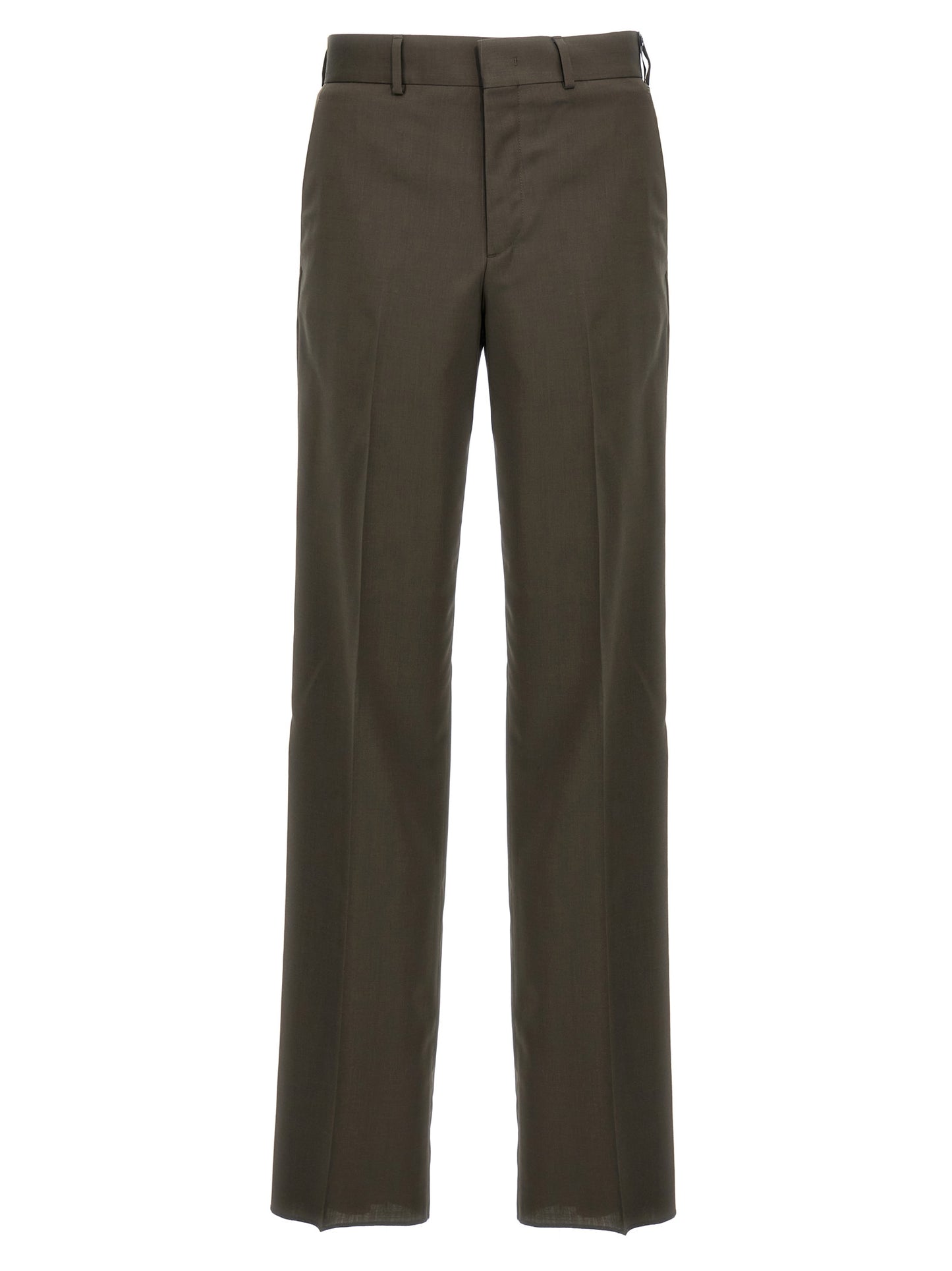 Fendi Bicolor Wool Dress Pants