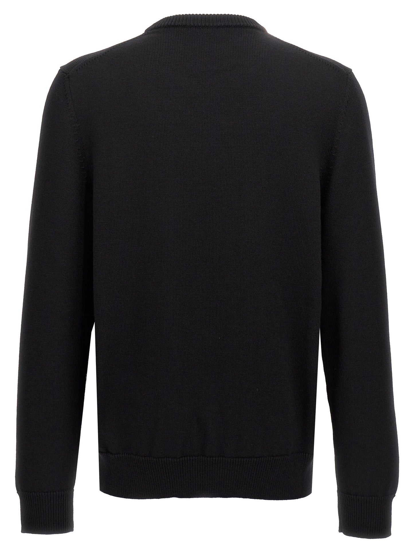Dolce & Gabbana Black Virgin Wool Cardigan