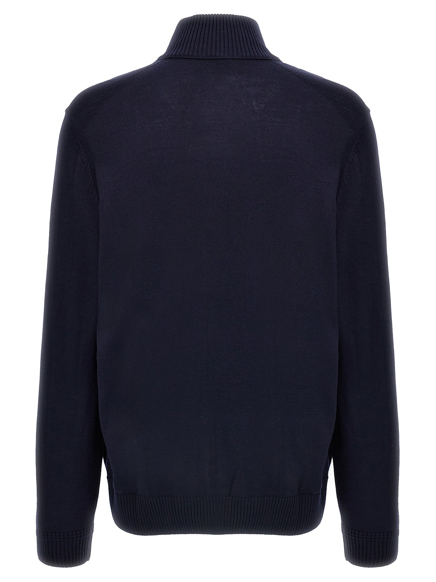 Hugo Boss Blue Wool Cardigan