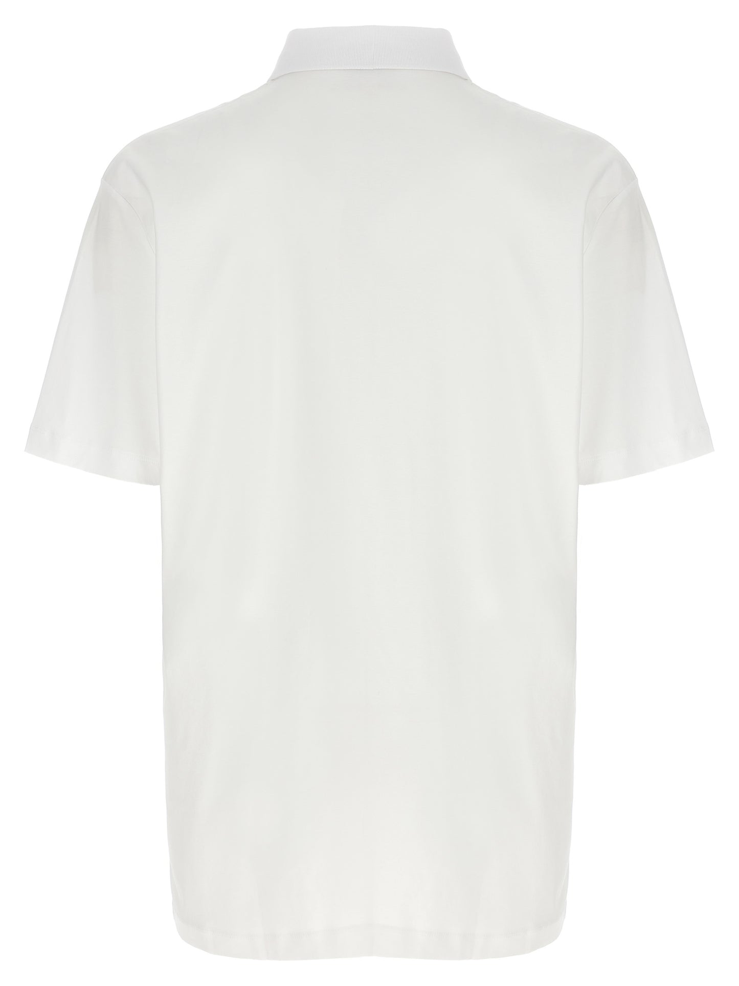 Hugo Boss White Cotton Polo Shirt