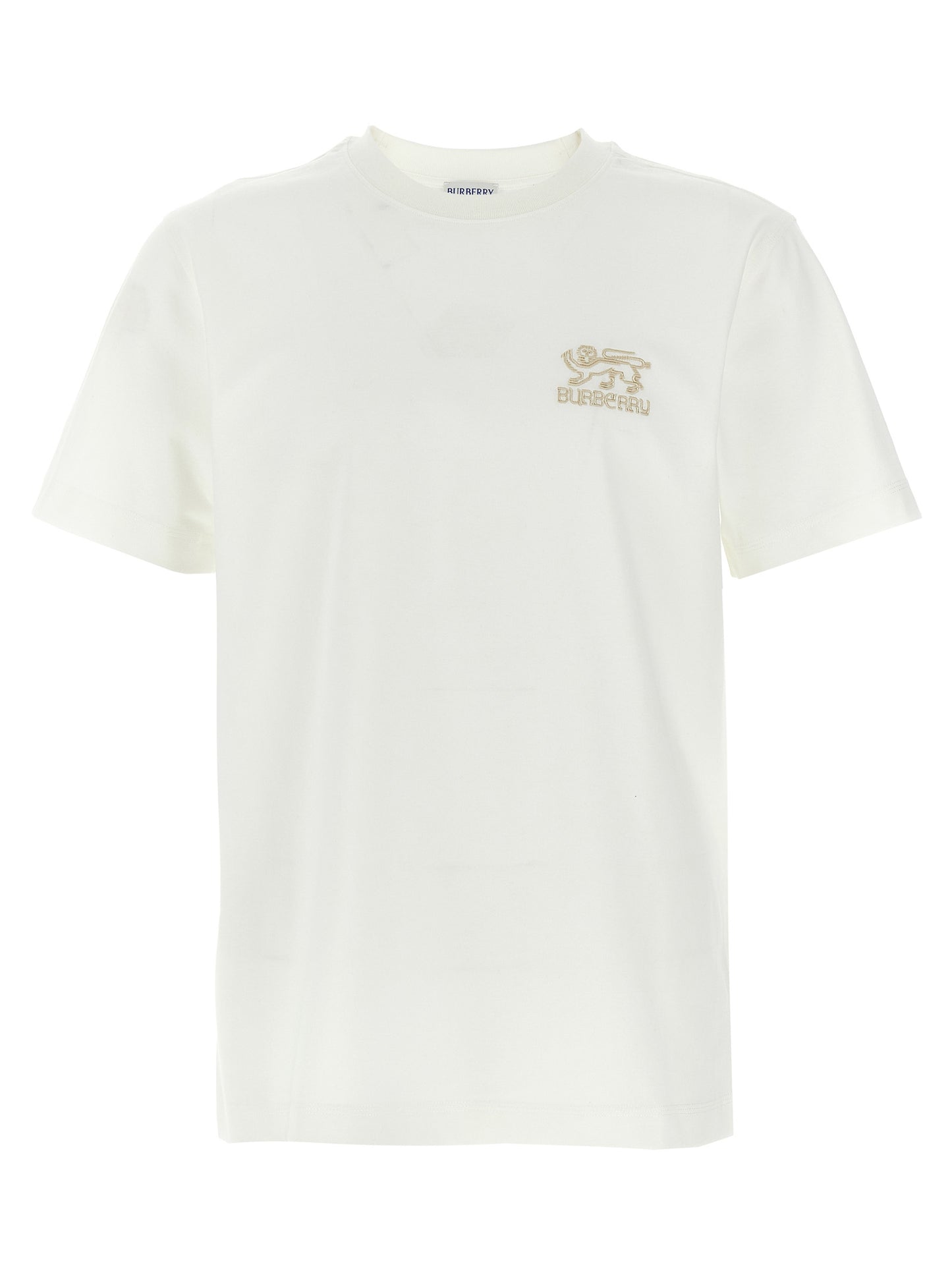 Burberry White Cotton T-Shirt