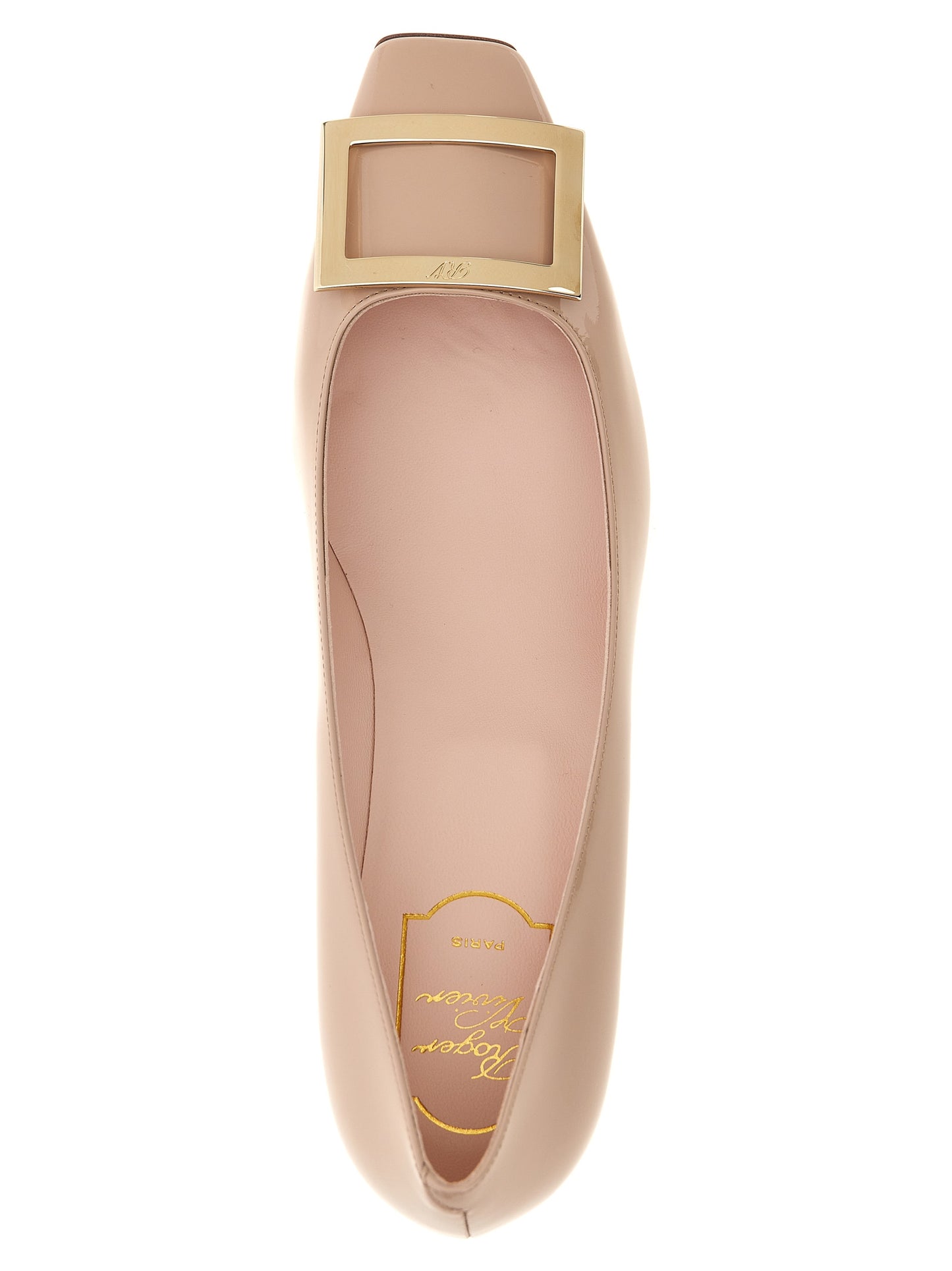 Roger Vivier Multicolor Calfskin Mid Heel Pumps