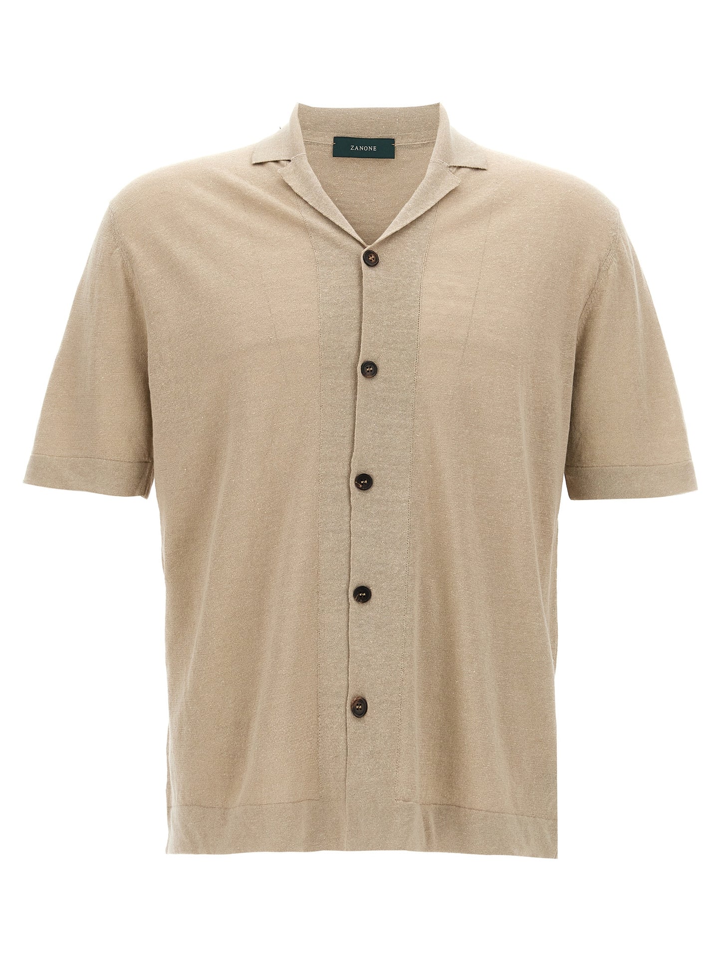 ZANONE Beige Linen Blouse