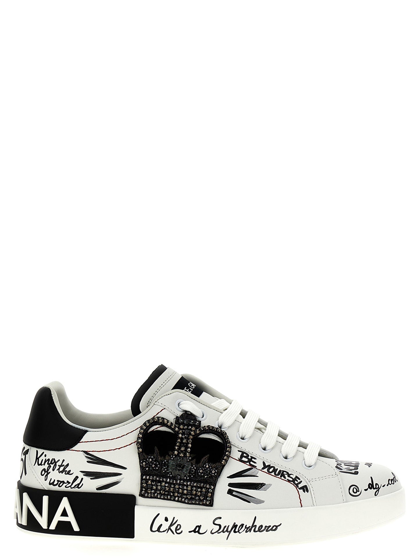 Dolce & Gabbana Bicolor Calfskin Sneakers