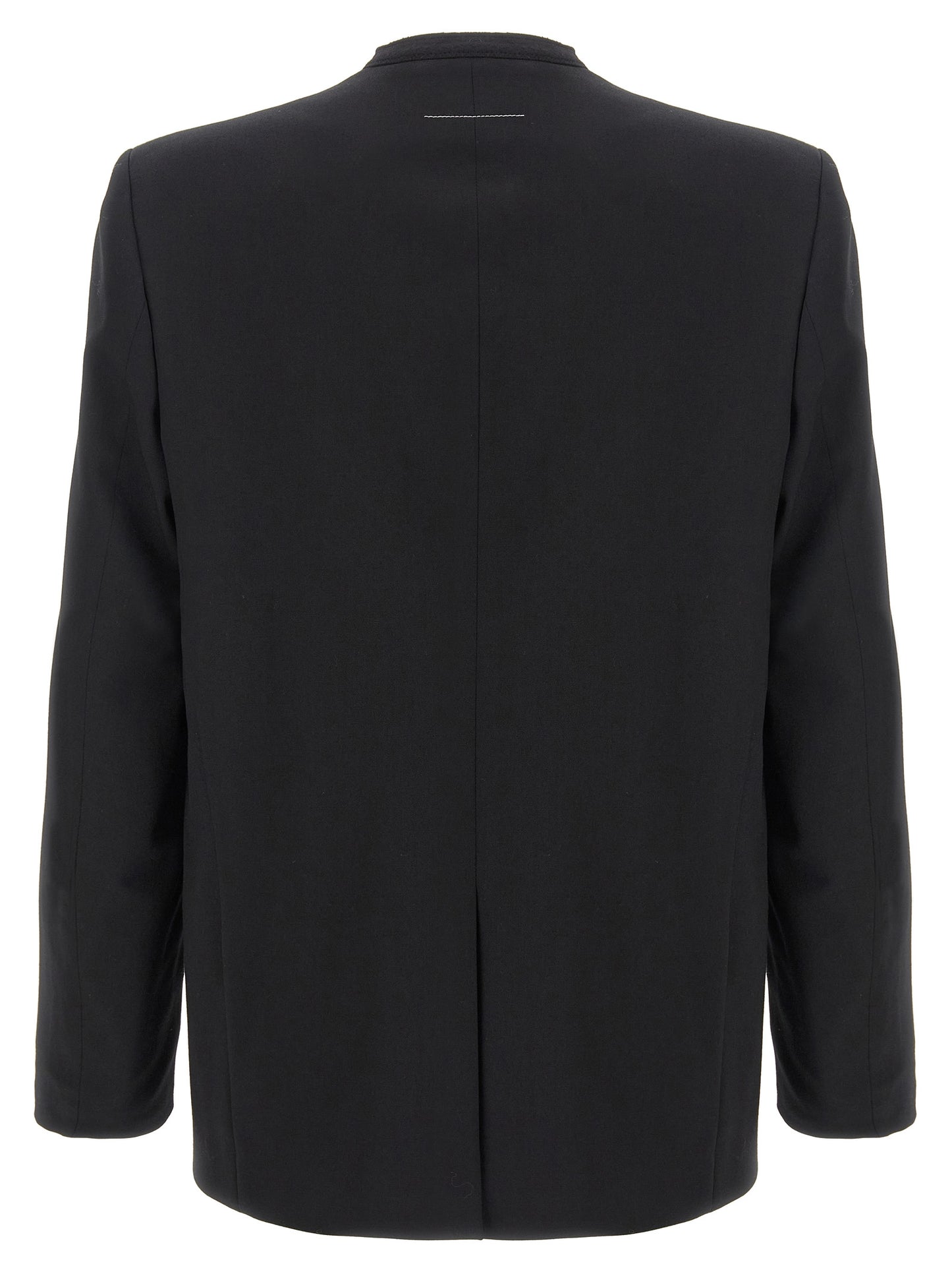 MM6 Maison Margiela Black Polyester Blazer
