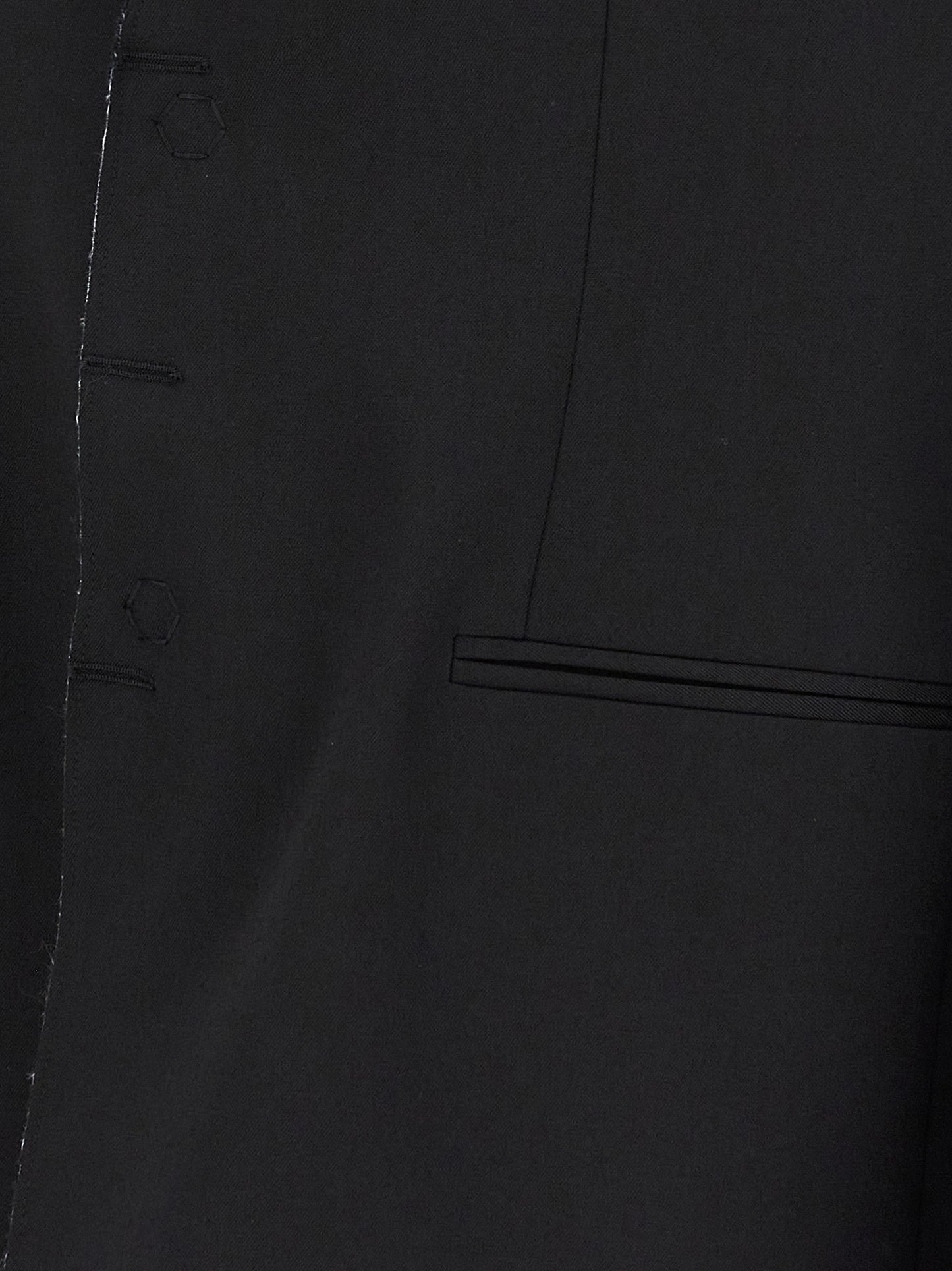 MM6 Maison Margiela Black Polyester Blazer