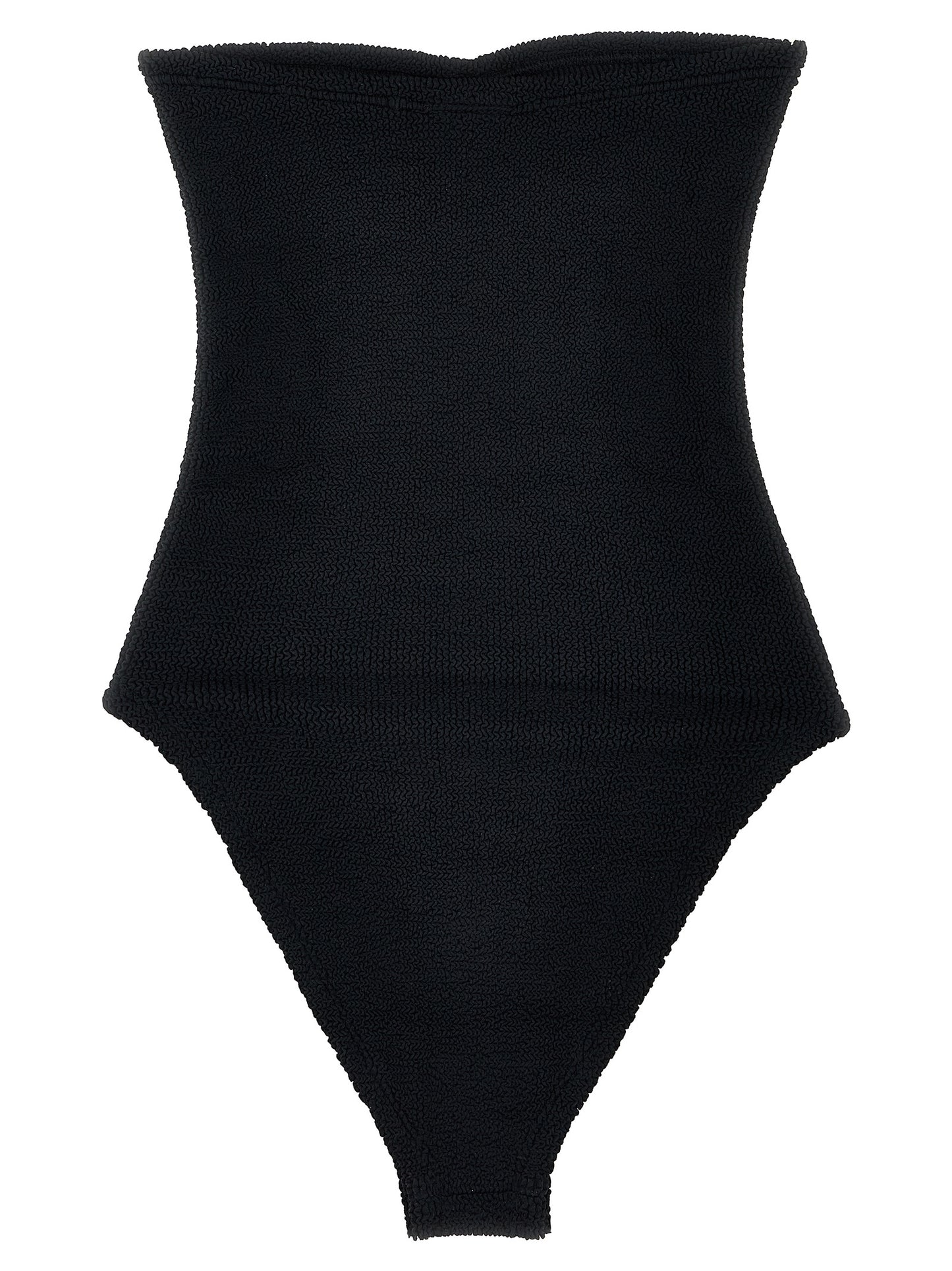 Hunza G Black Polyamide One-Piece Swimsuit